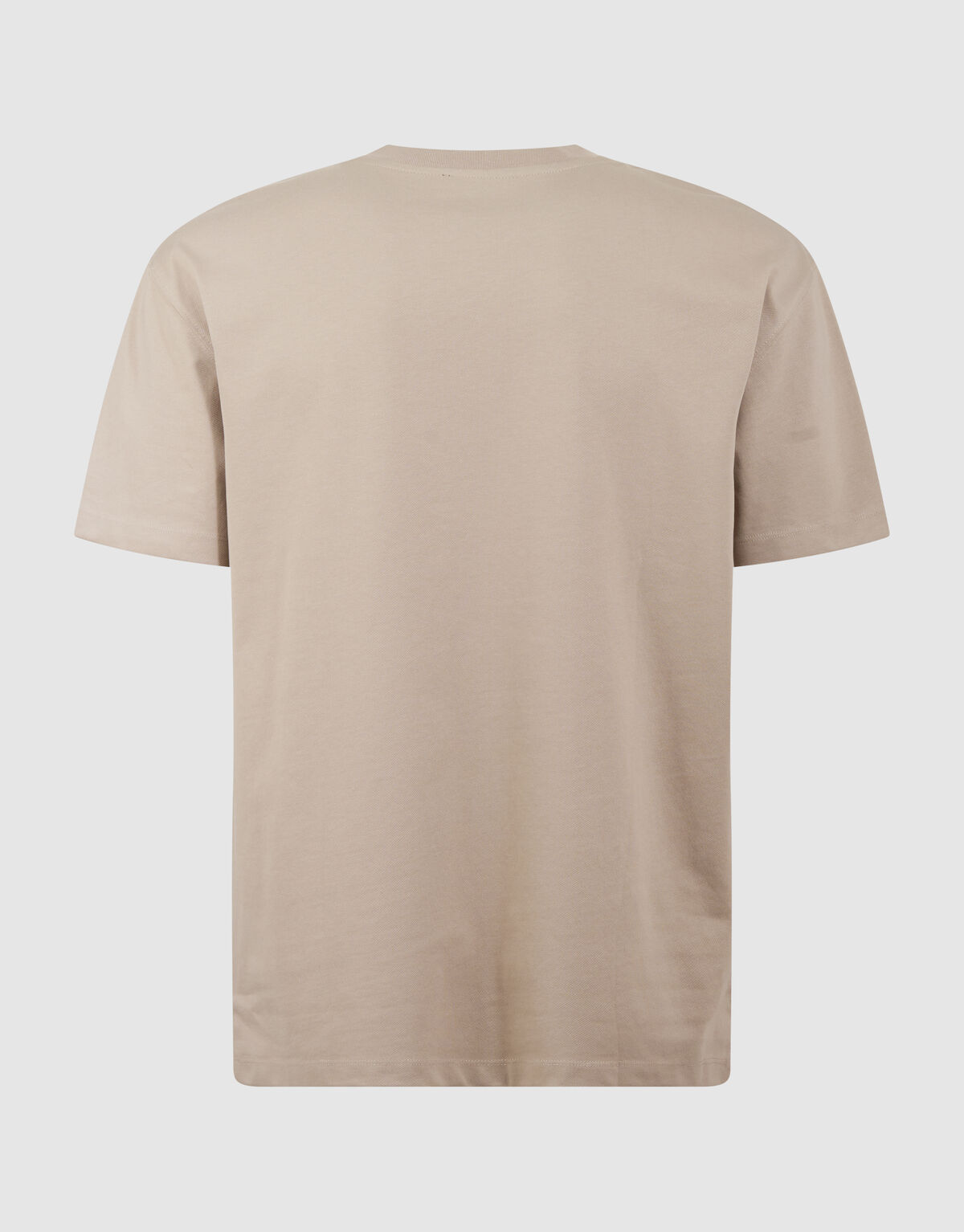 Grafische Tekst T-shirt Lichtbruin SHOEBY MEN