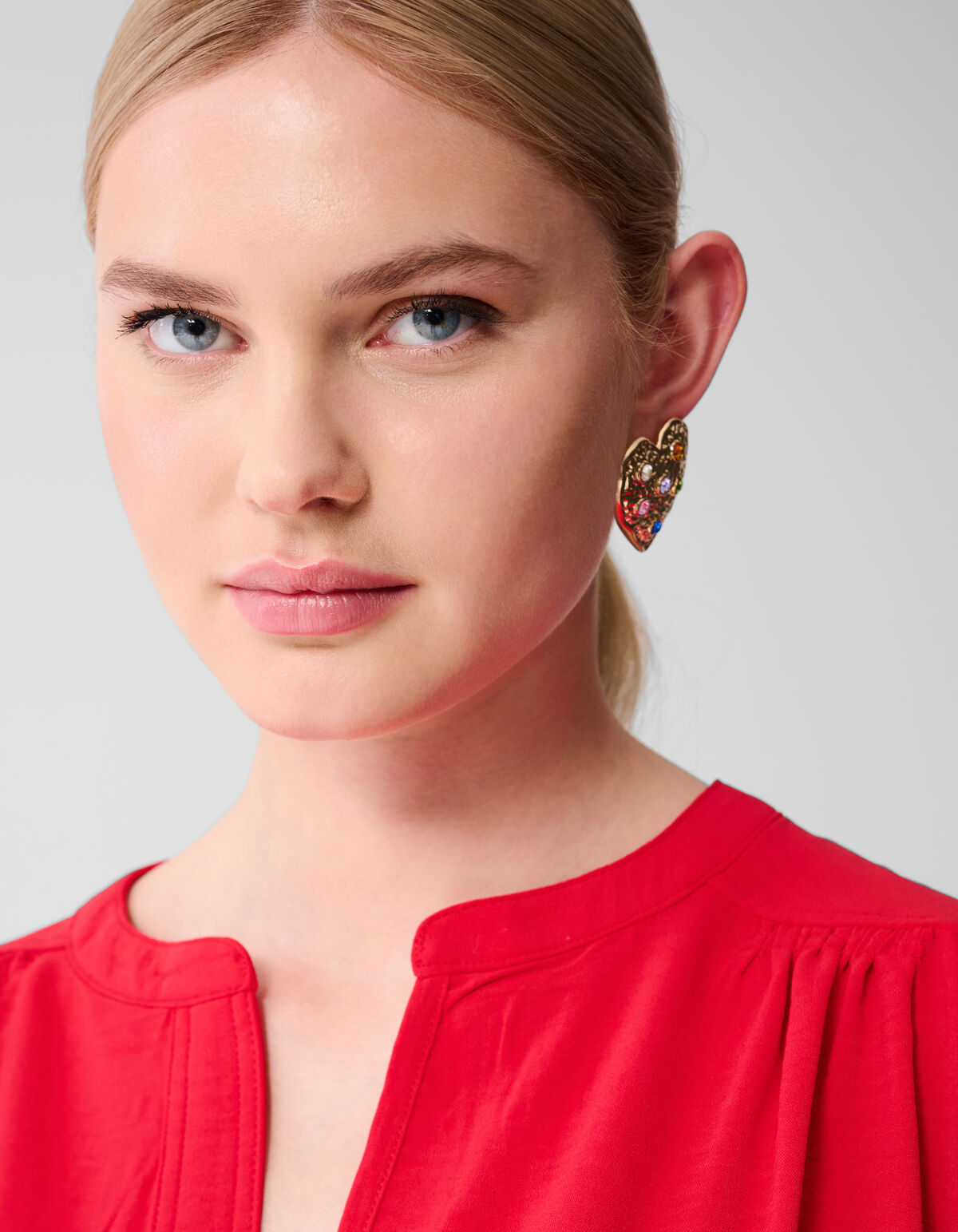 Twist Top Rood SHOEBY WOMEN