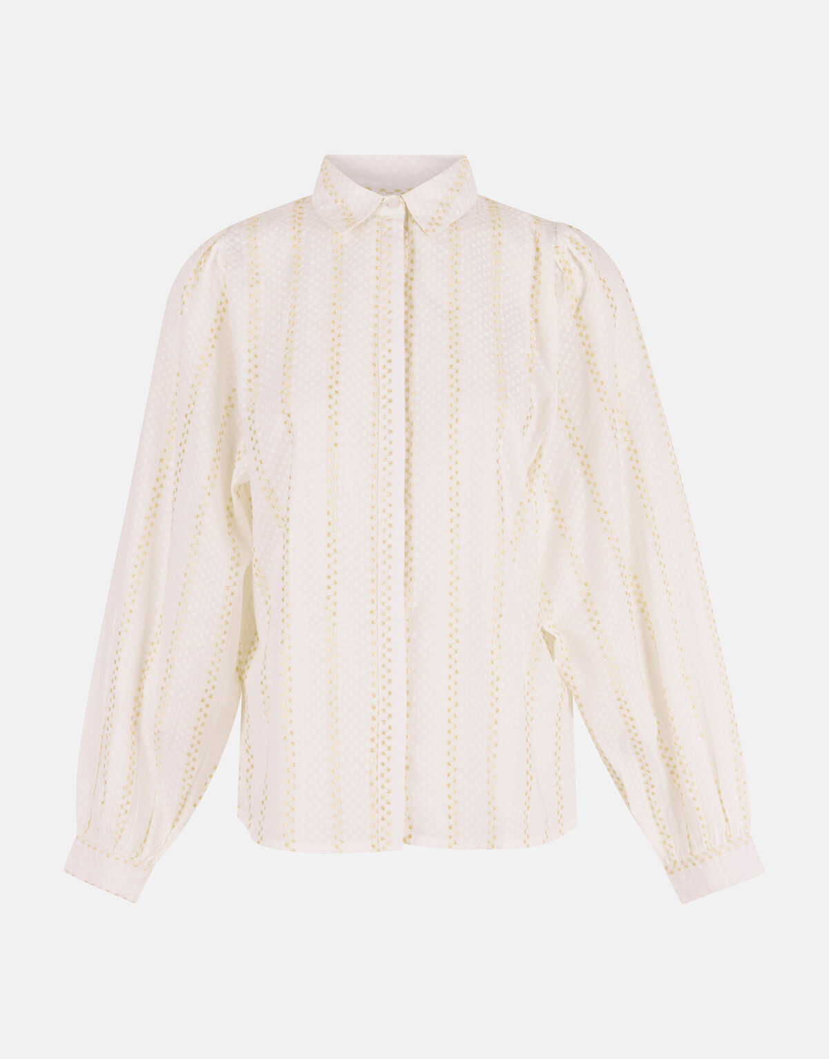 Lurex Blouse Gebroken Wit SHOEBY WOMEN