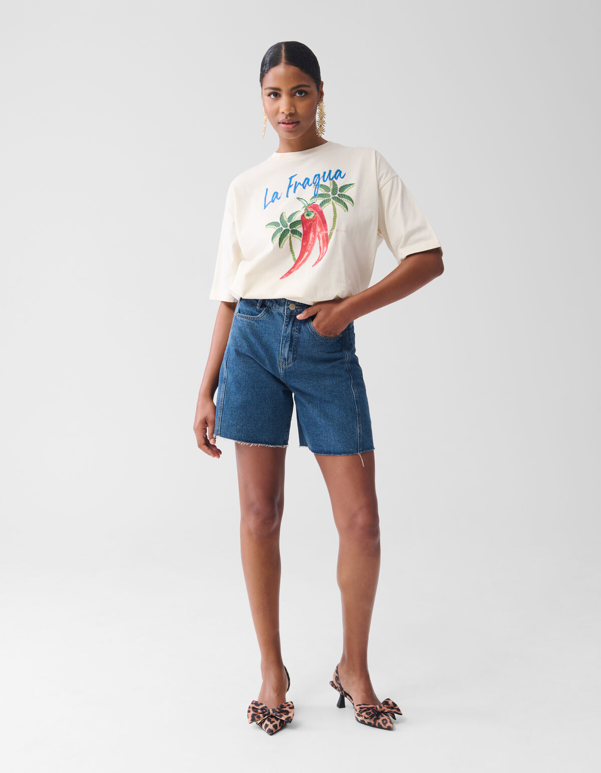 Denim Short Donkerblauw SHOEBY WOMEN