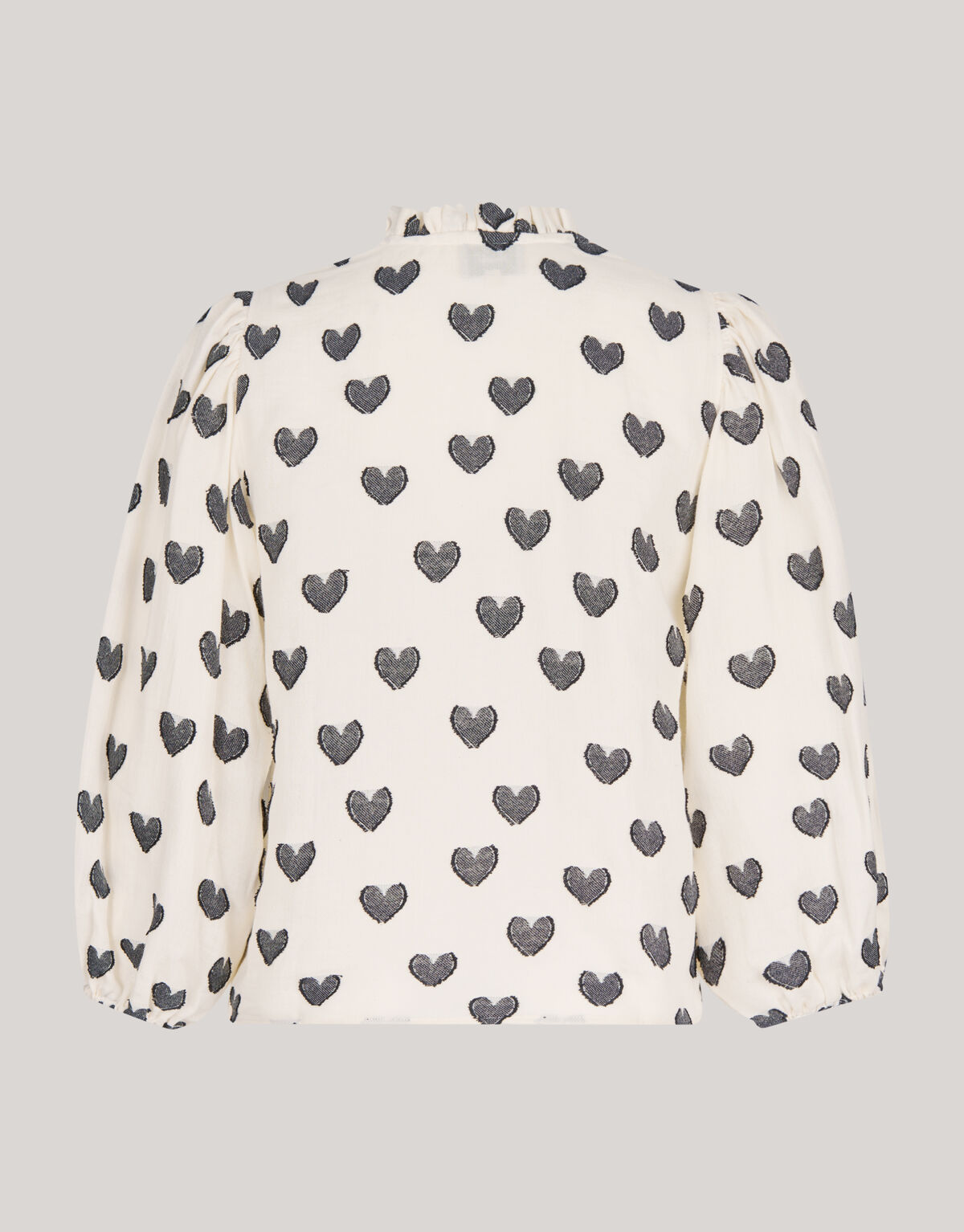 Heart Blouse Gebroken Wit SHOEBY WOMEN