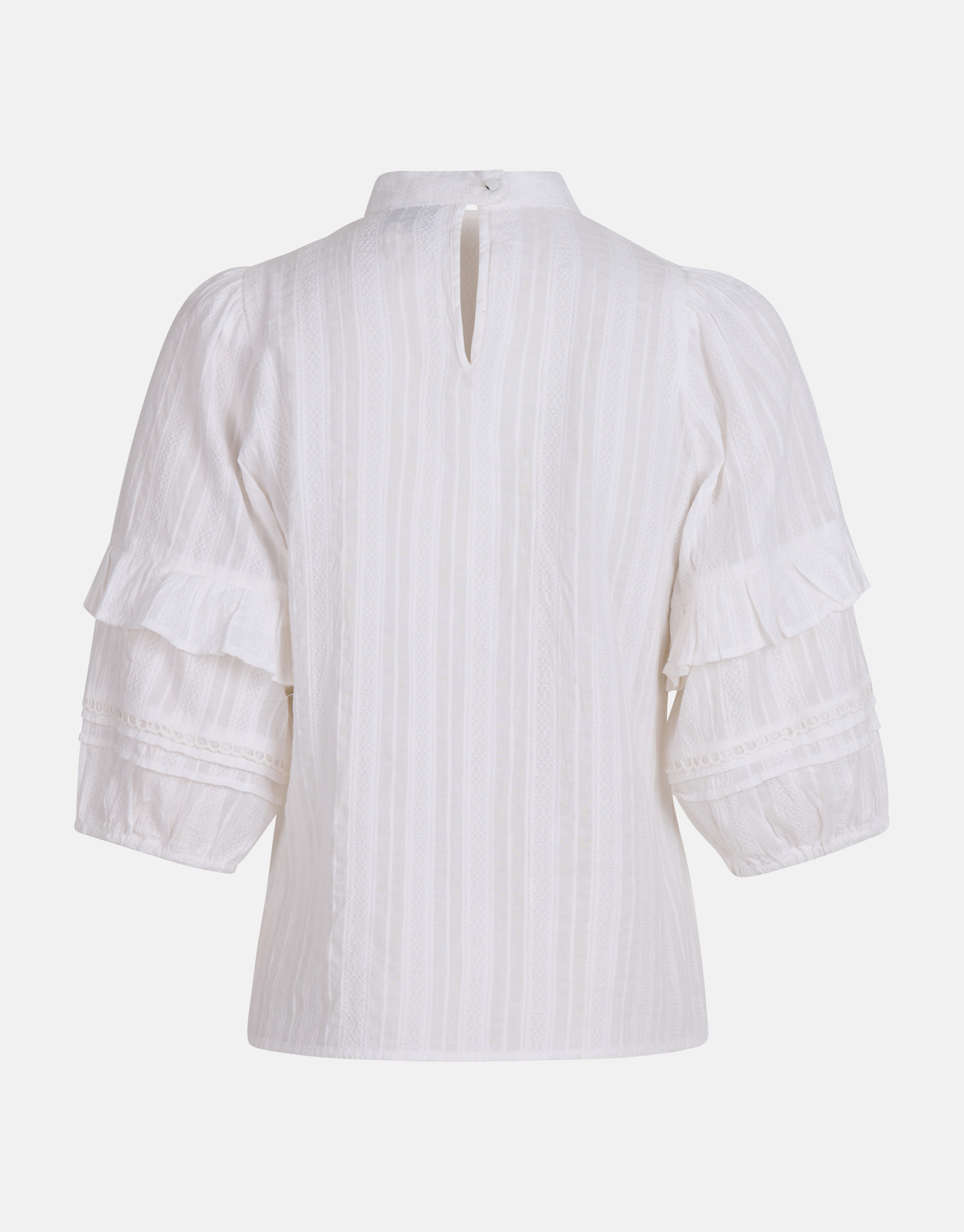 Ruffle Blouse Wit SHOEBY WOMEN
