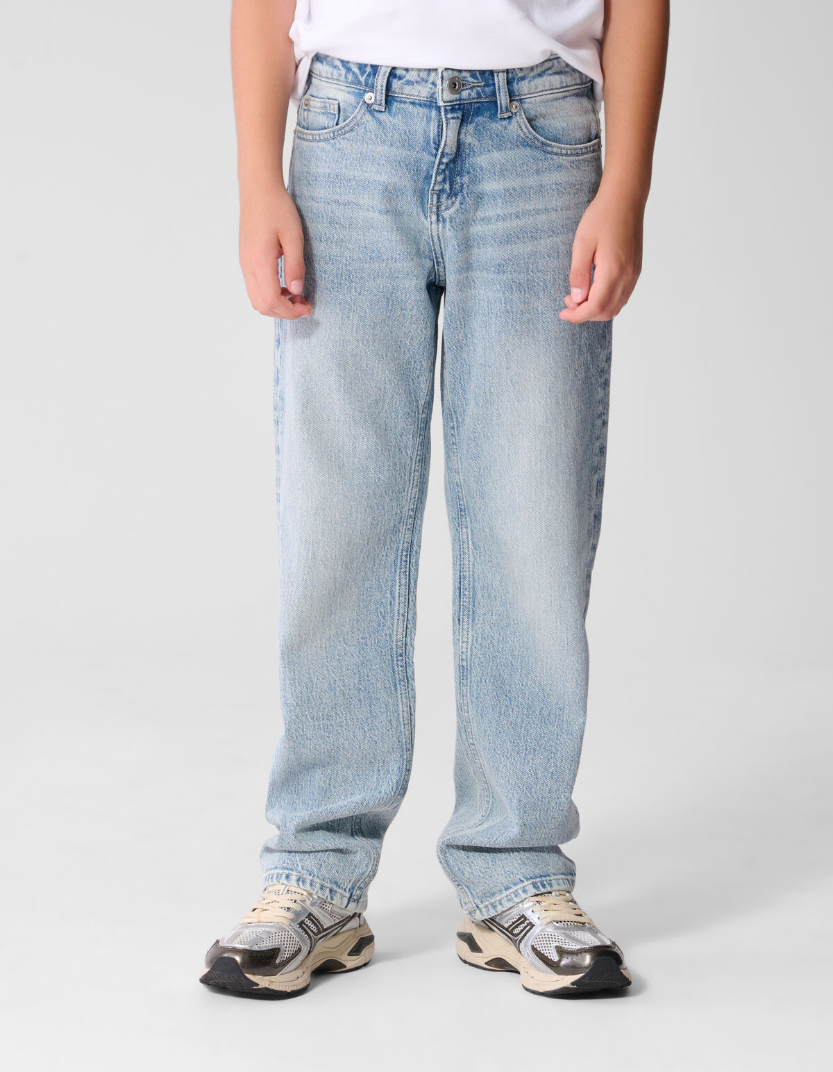 Baggy Fit Jeans Lichtblauw SHOEBY BOYS