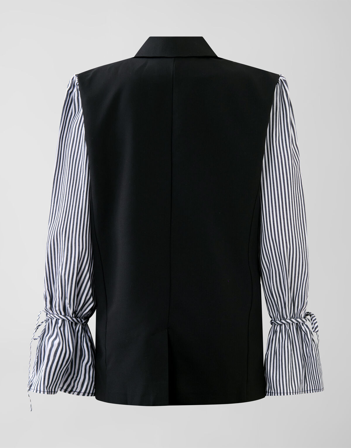 Poplin Sleeve Blazer Zwart SHOEBY WOMEN