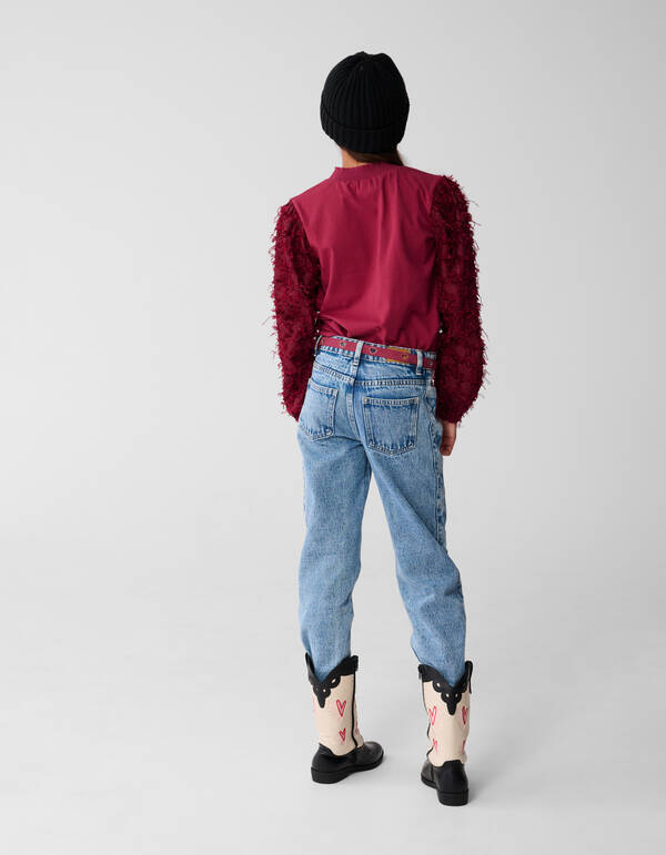 Ster Top Donkerrood SHOEBY GIRLS