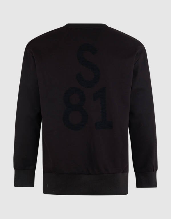 Knit Logo Sweater Donkerbruin SHOEBY MEN