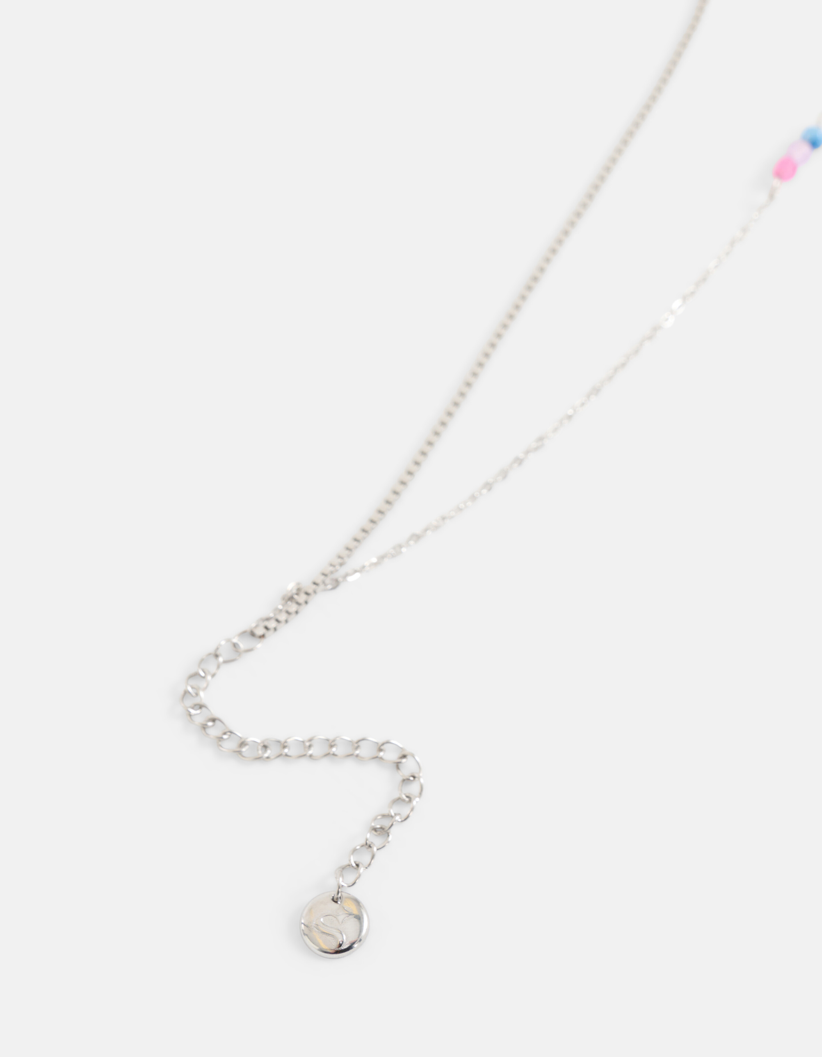 Dubbele Chain Ketting Zilver SHOEBY ACCESSOIRES