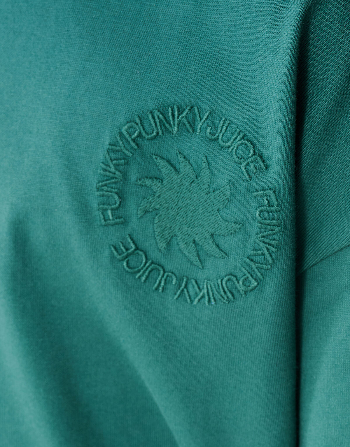 Embroidery Artwork T-shirt Donkergroen SHOEBY BOYS