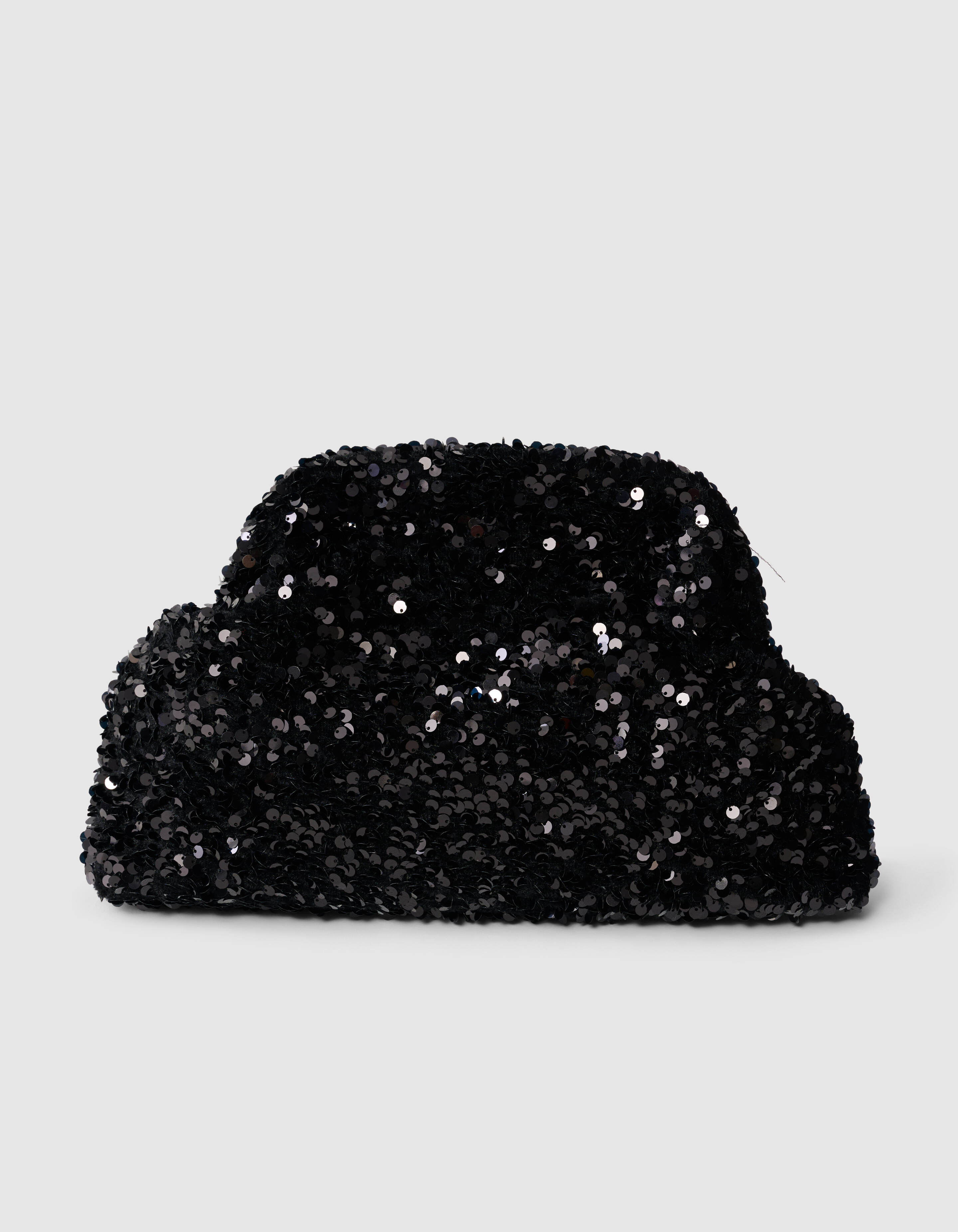 Sequin Clutch Zwart SHOEBY ACCESSOIRES
