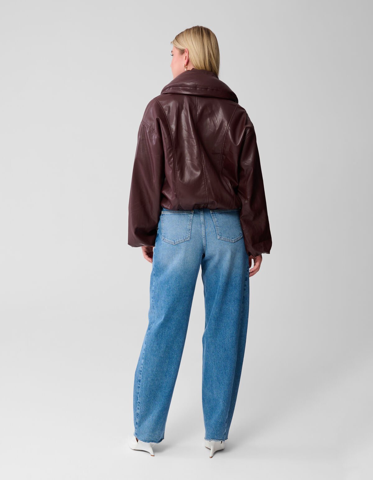 Collar Bomber Jack Donkerrood SHOEBY WOMEN