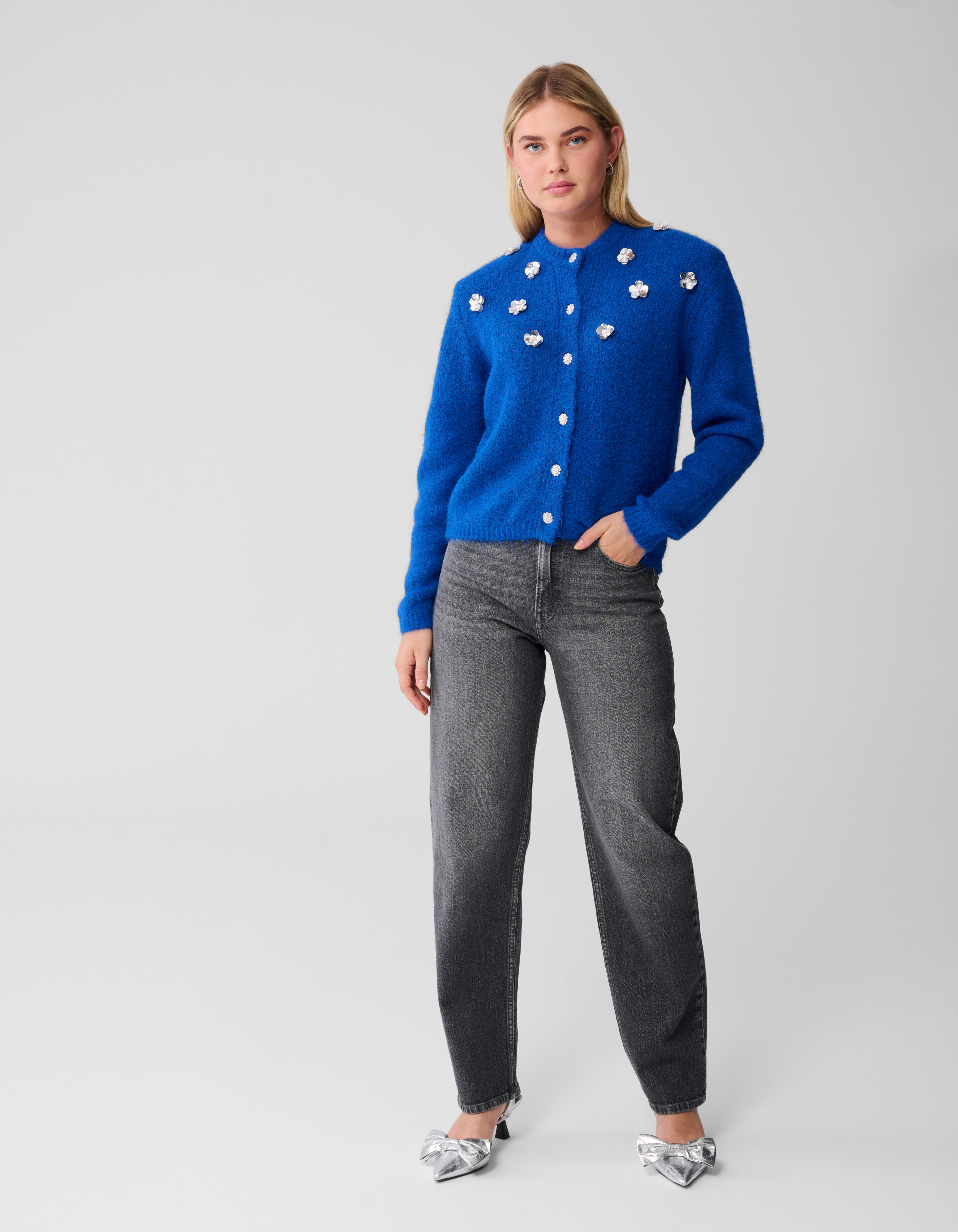 Flower Vest Blauw SHOEBY WOMEN