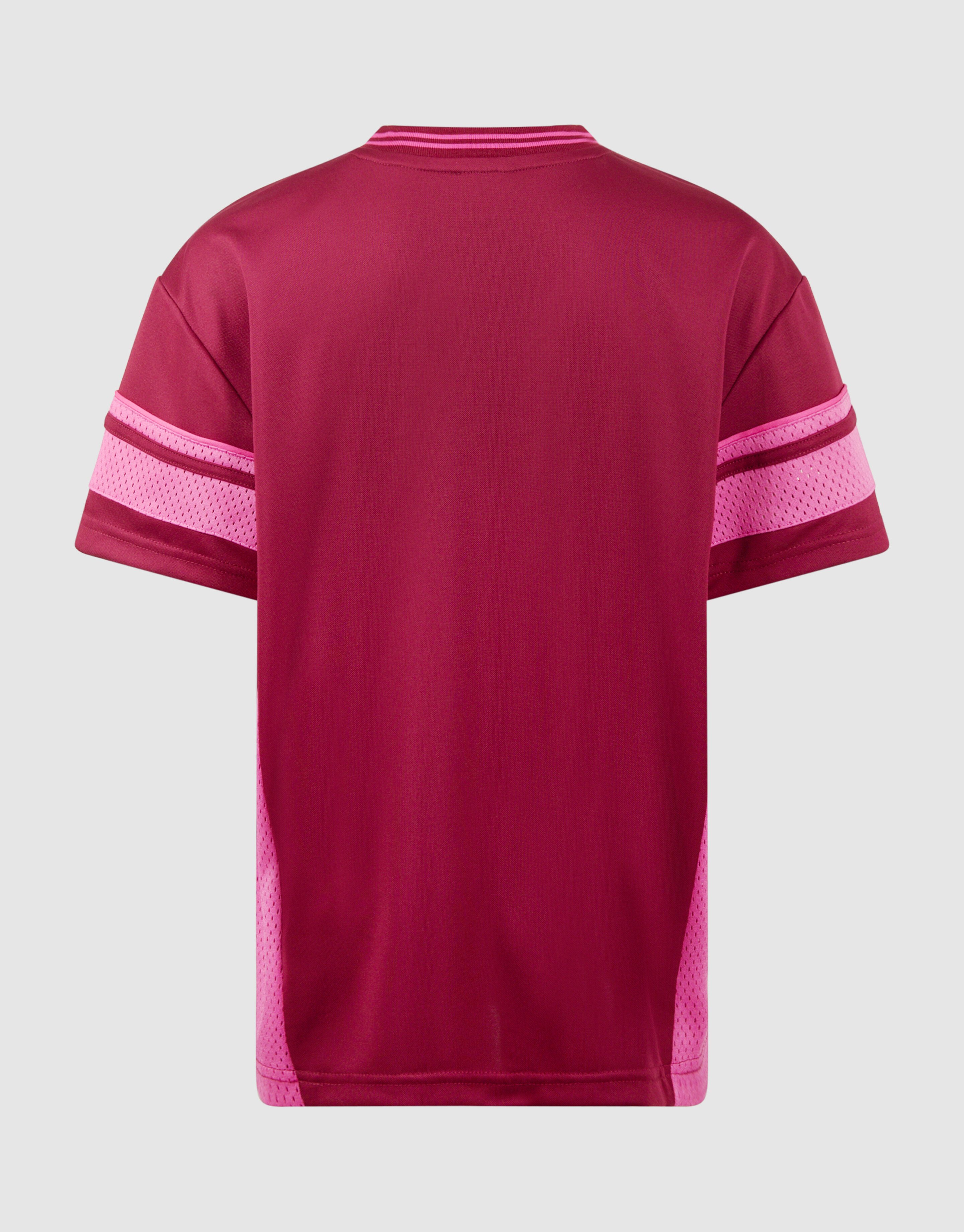 Baseball Mix T-shirt Donkerrood SHOEBY GIRLS