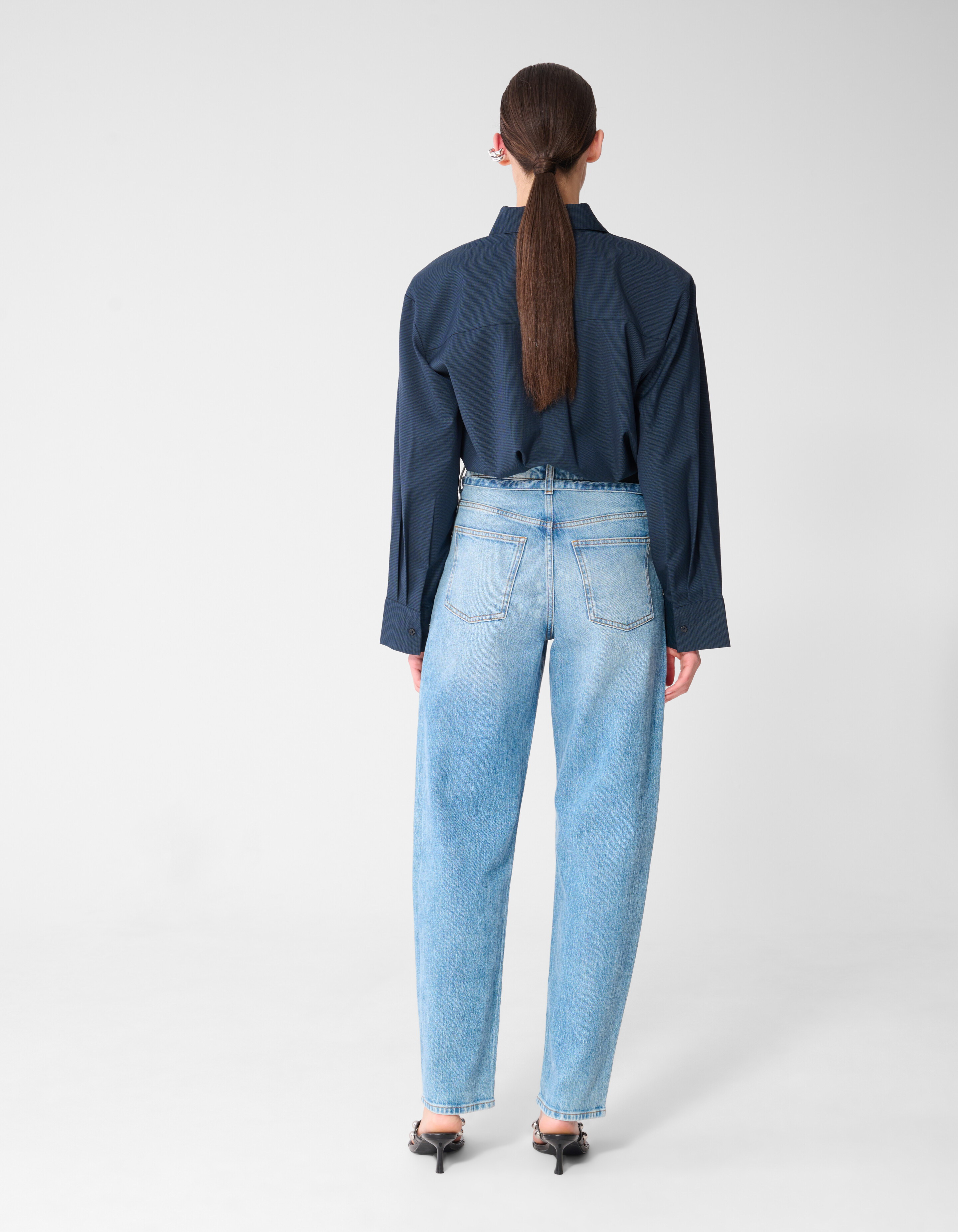 Balloon Fit Jeans Donkerblauw SHOEBY WOMEN