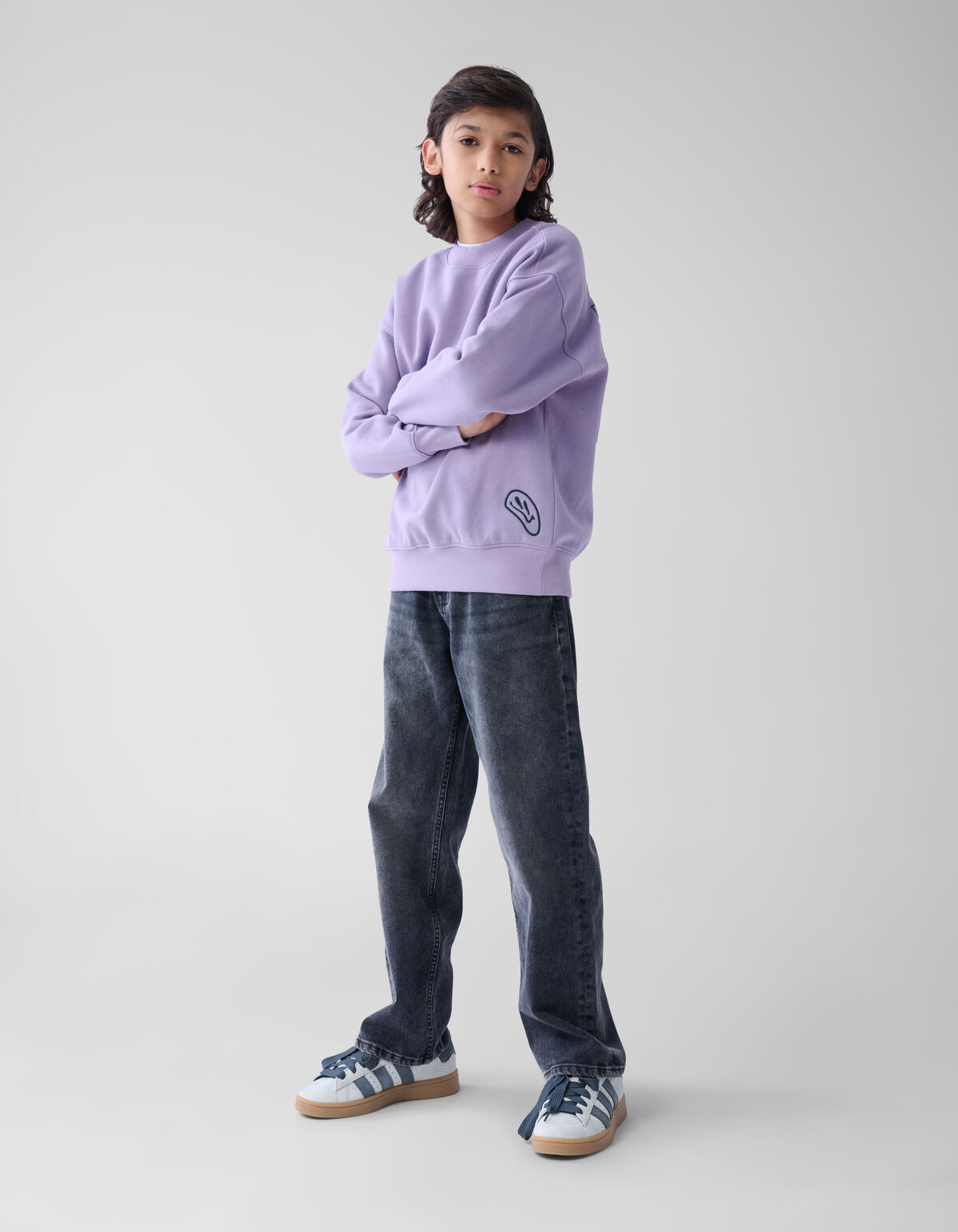 Artwork Sweater Lichtpaars SHOEBY BOYS