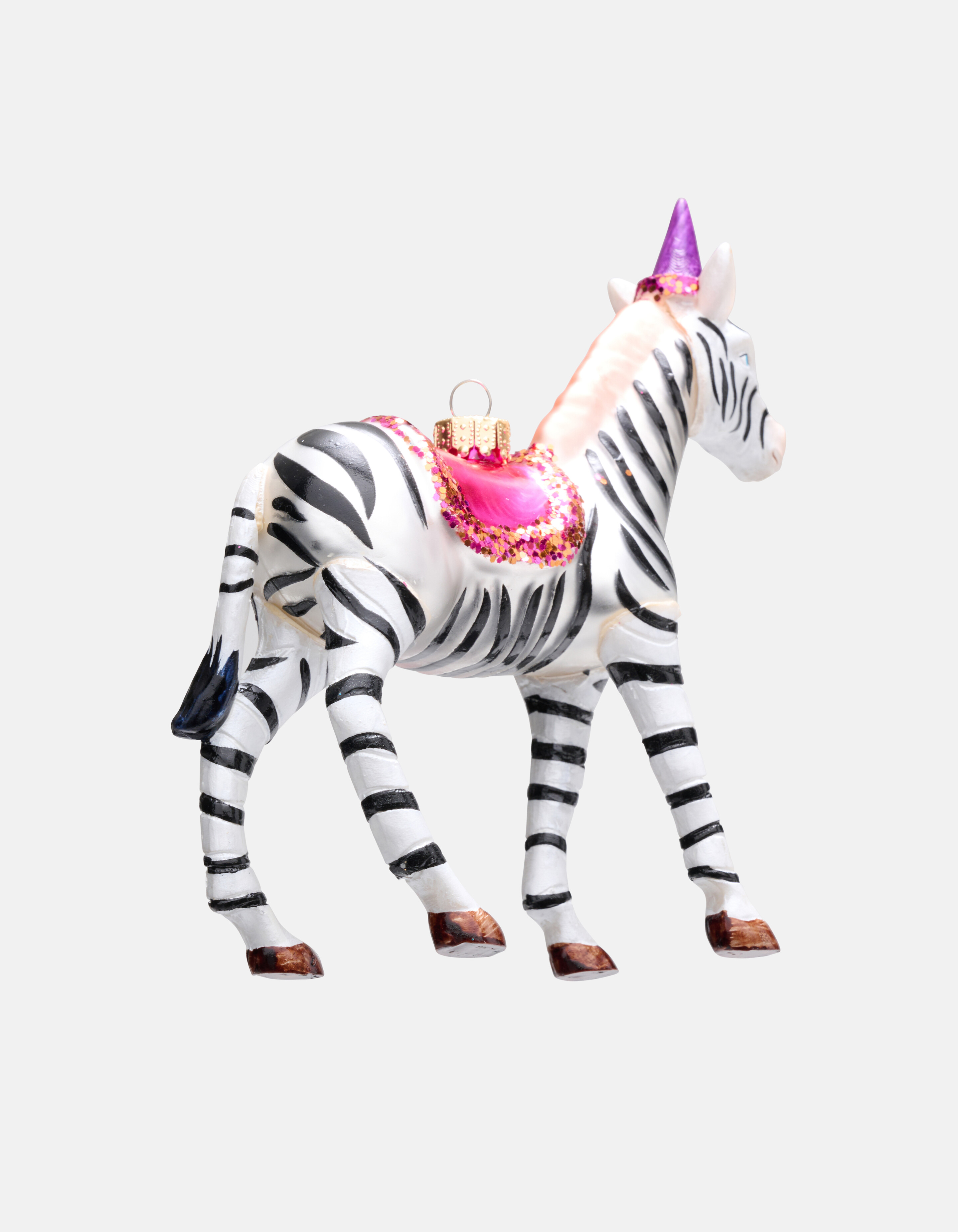 Zebra Kerstbal By Fred SHOEBY ACCESSOIRES