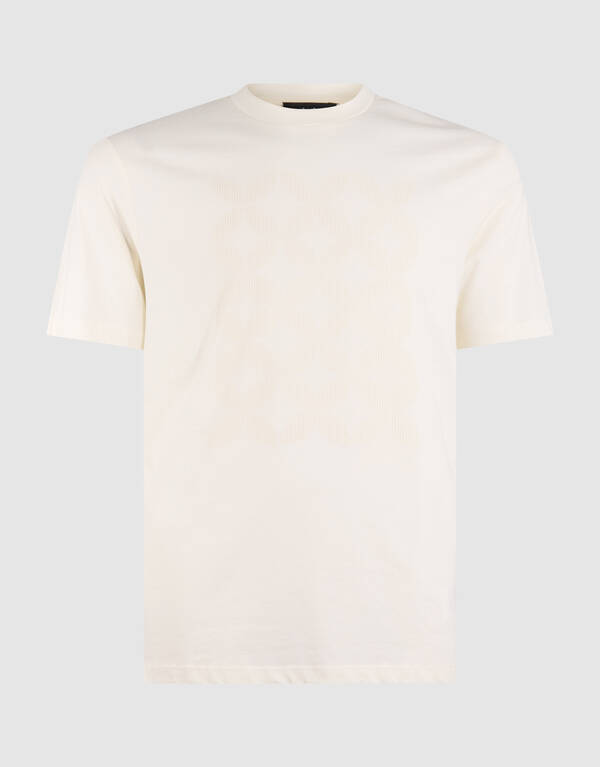 Stripe Artwork T-shirt Gebroken Wit SHOEBY MEN