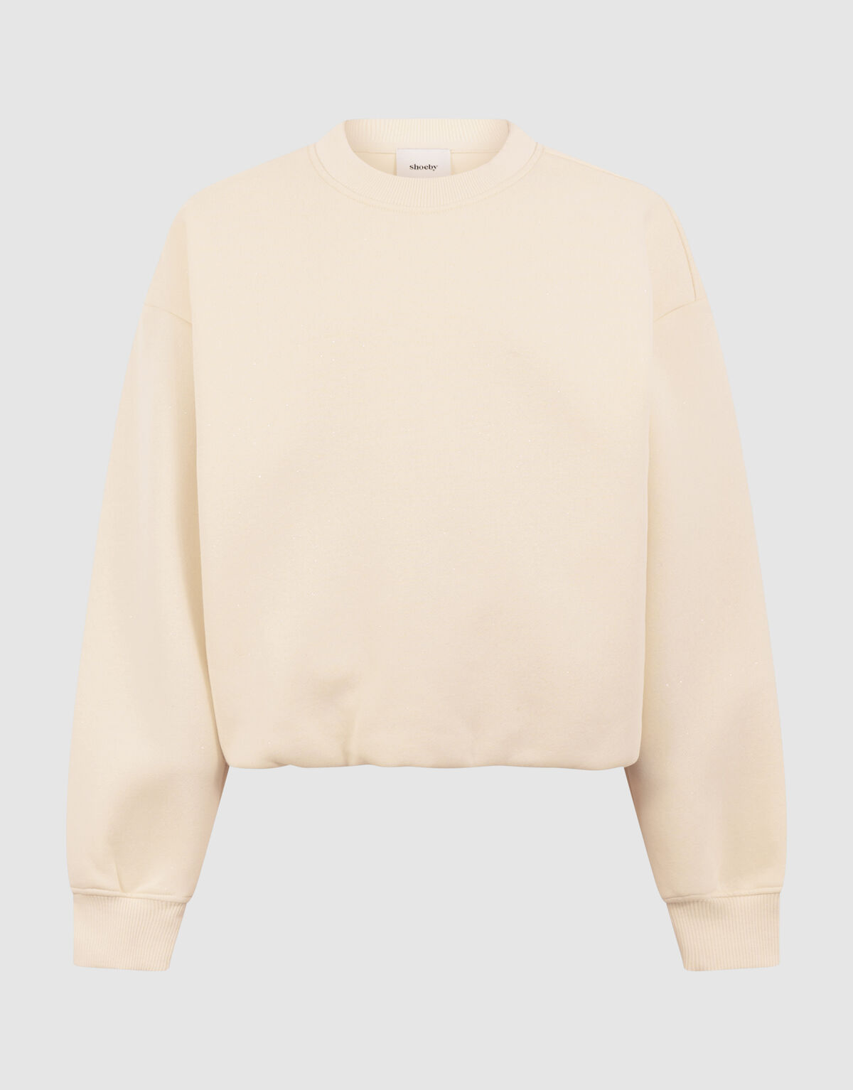 Glitter Balloon Fit Sweater Gebroken Wit SHOEBY GIRLS