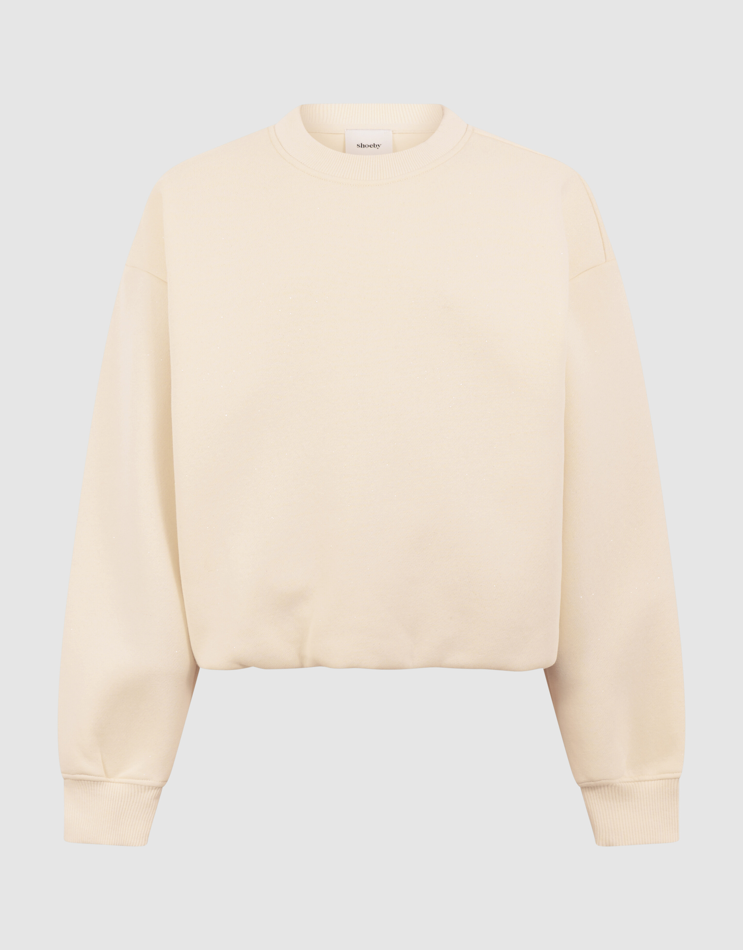 Glitter Balloon Fit Sweater Gebroken Wit SHOEBY GIRLS