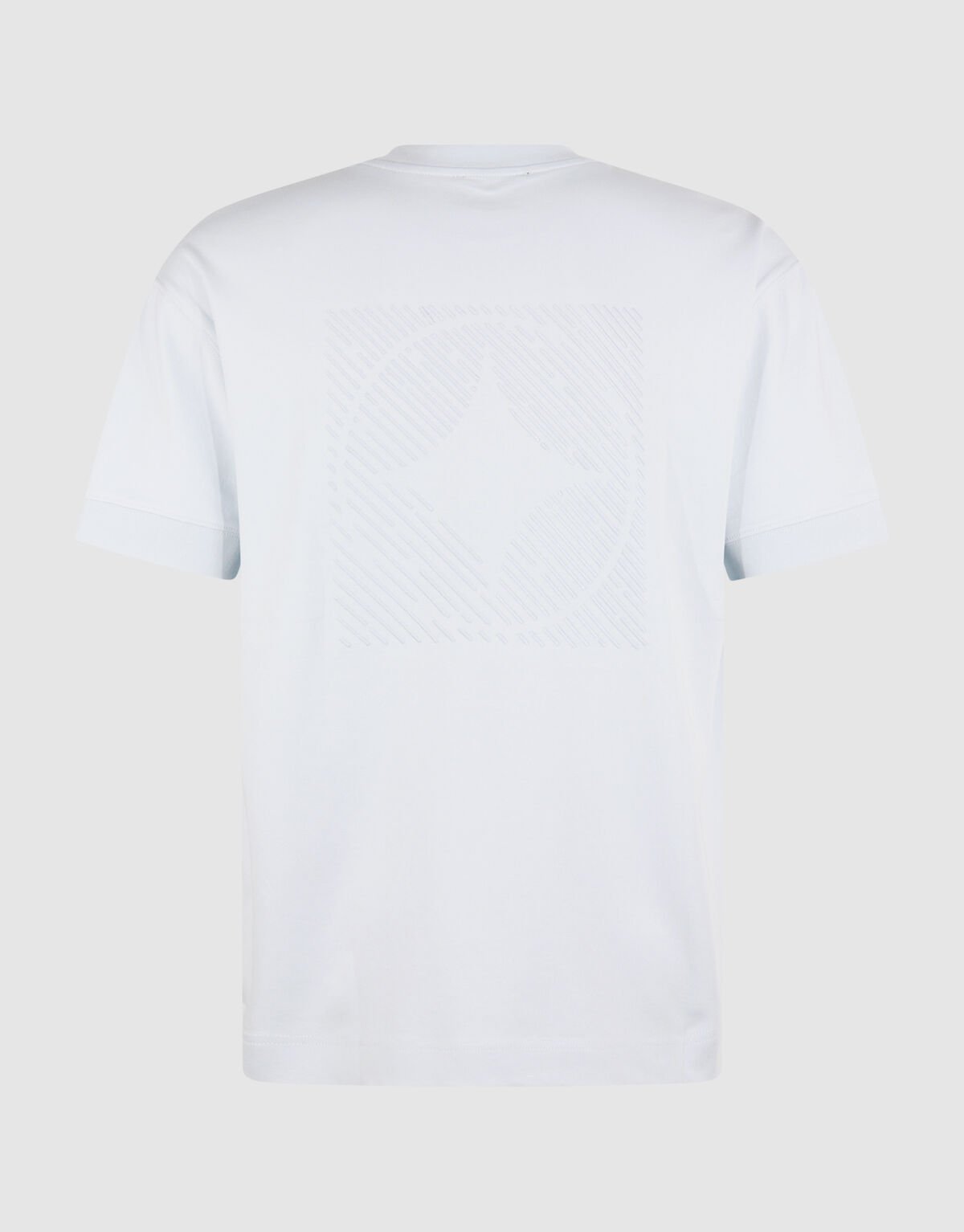 Cuffed Logo T-shirt Lichtblauw SHOEBY MEN
