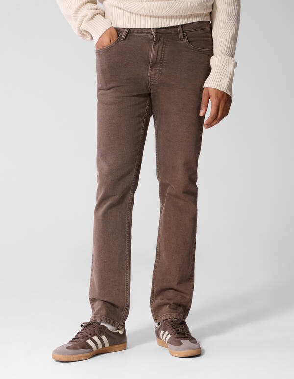 Straight Fit Jeans Bruin L32 SHOEBY MEN