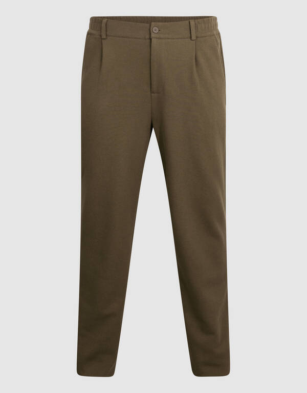 Keper Structuur Broek Donkergroen SHOEBY MEN
