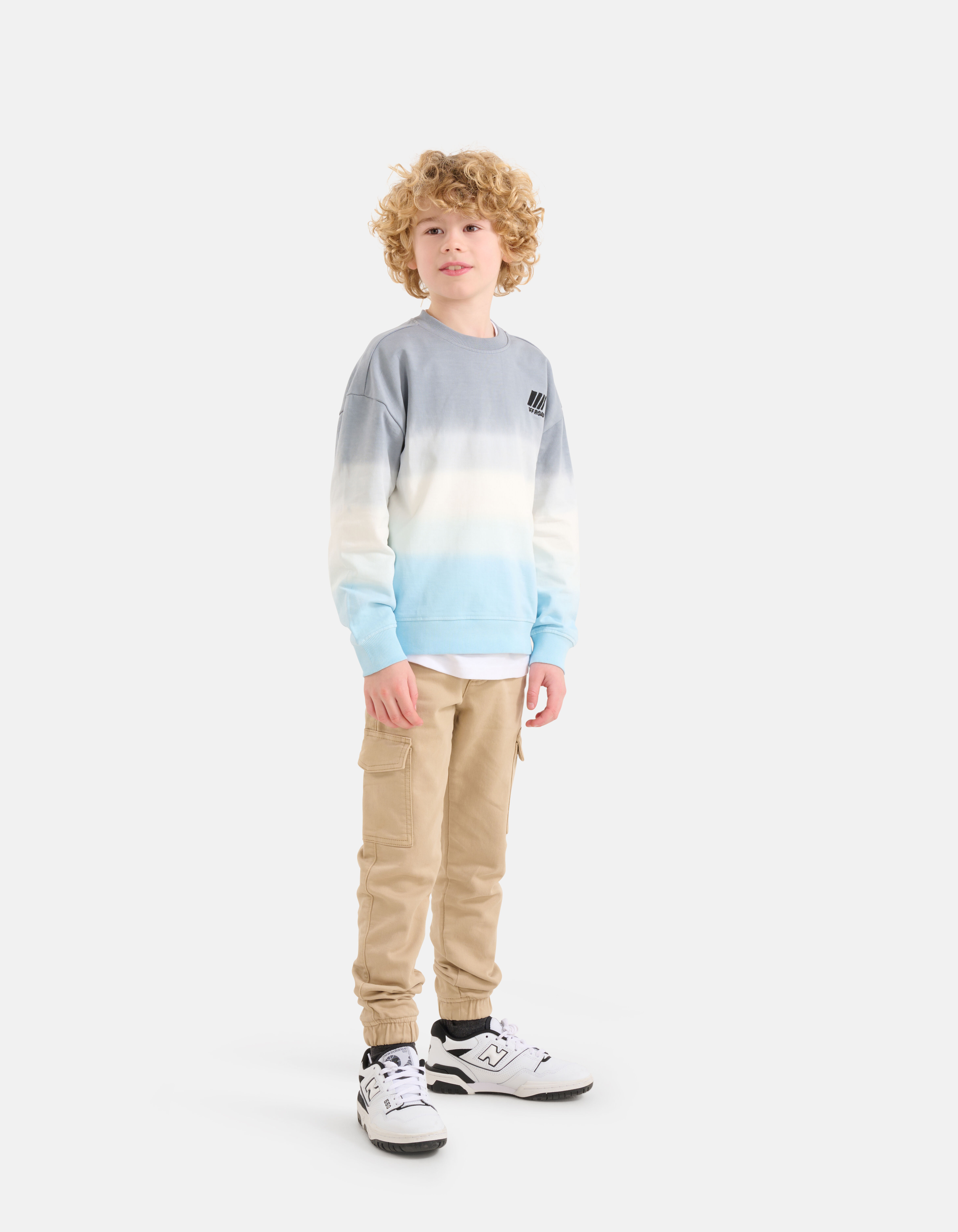 Tie Dye Sweater Grijs Shoeby