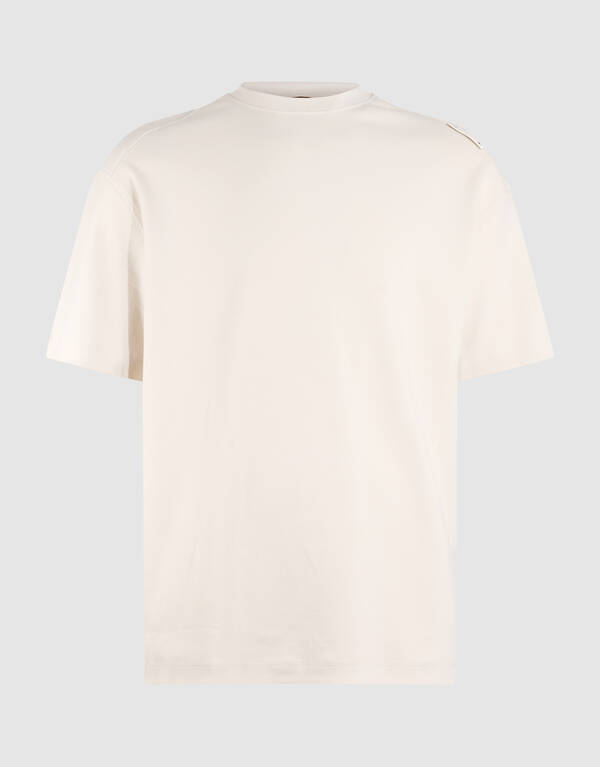 Basis Relaxed Fit T-shirt Beige SHOEBY MEN