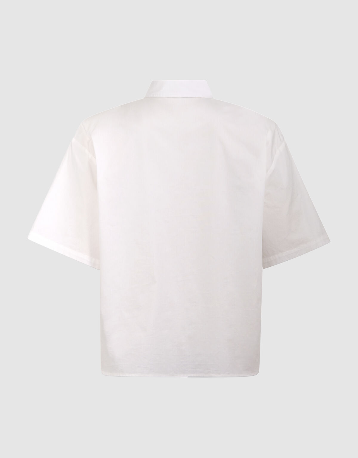 Oversized Short Sleeve Blouse Wit SHOEBY WOMEN