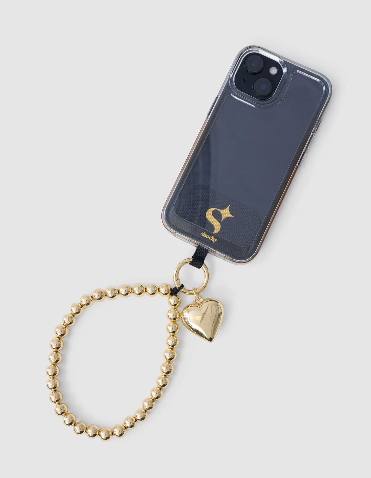Heart Telefoonkoord Goud SHOEBY ACCESSOIRES