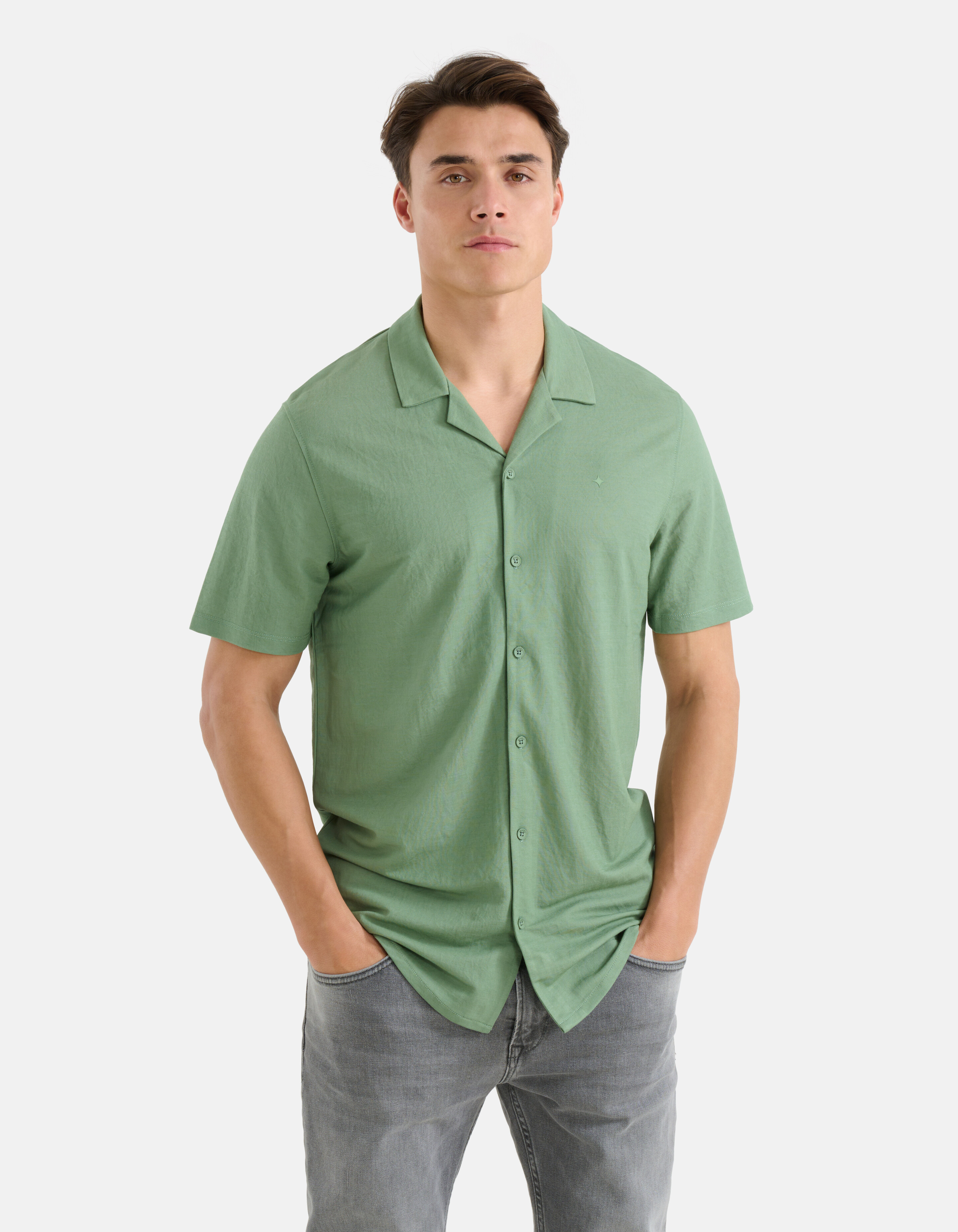 Pique Shirt Groen SHOEBY MEN