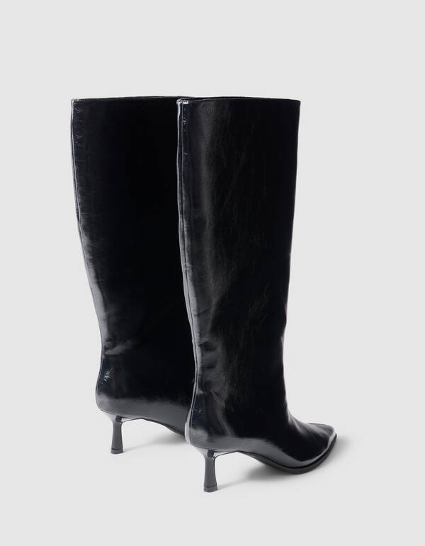 Shiny Laarzen Zwart SHOEBY SHOES