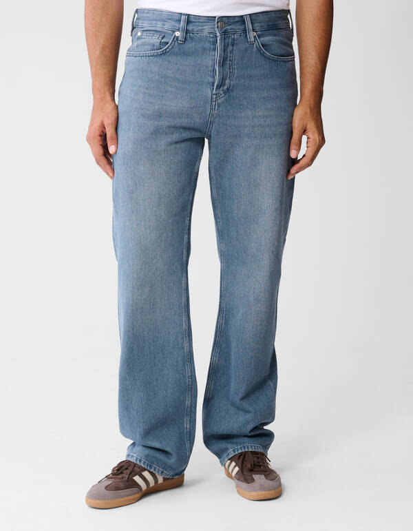 Relaxed Fit Jeans Blauw/Grijs SHOEBY MEN