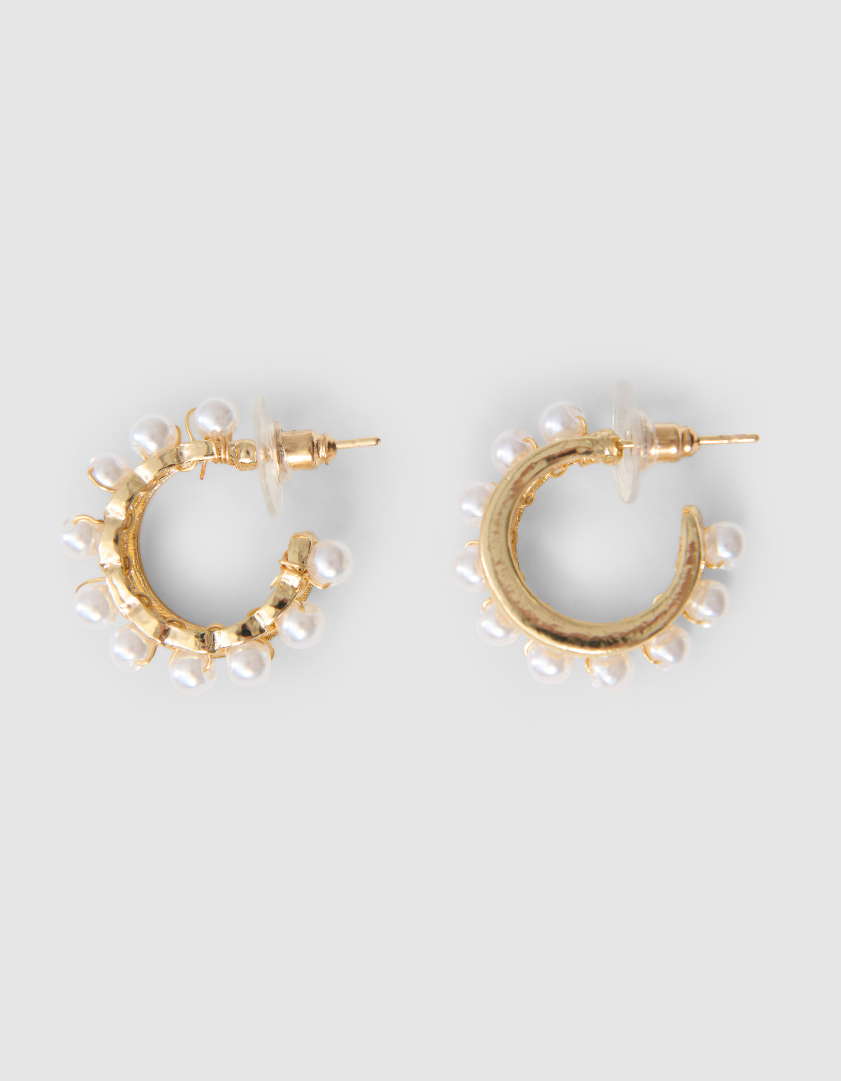 Pearl Hoop Oorbellen Goud SHOEBY ACCESSOIRES