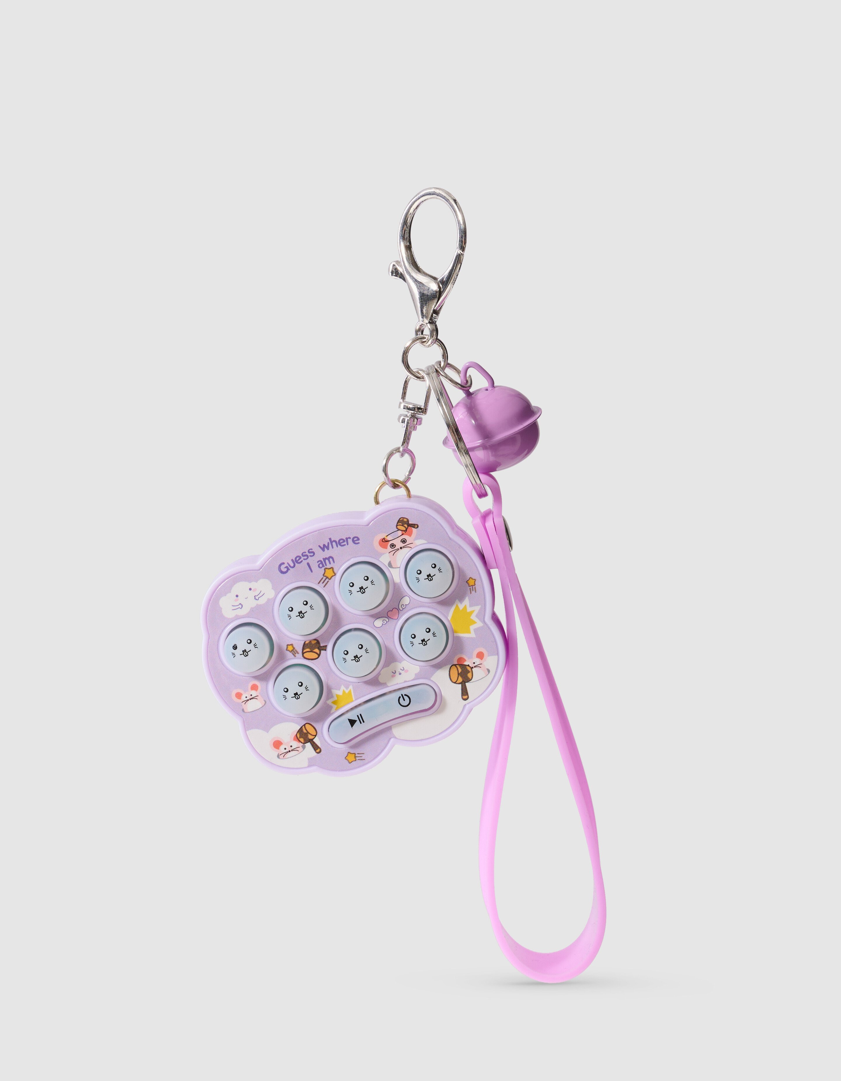 Happy Pop-it Sleutelhanger Paars SHOEBY ACCESSOIRES