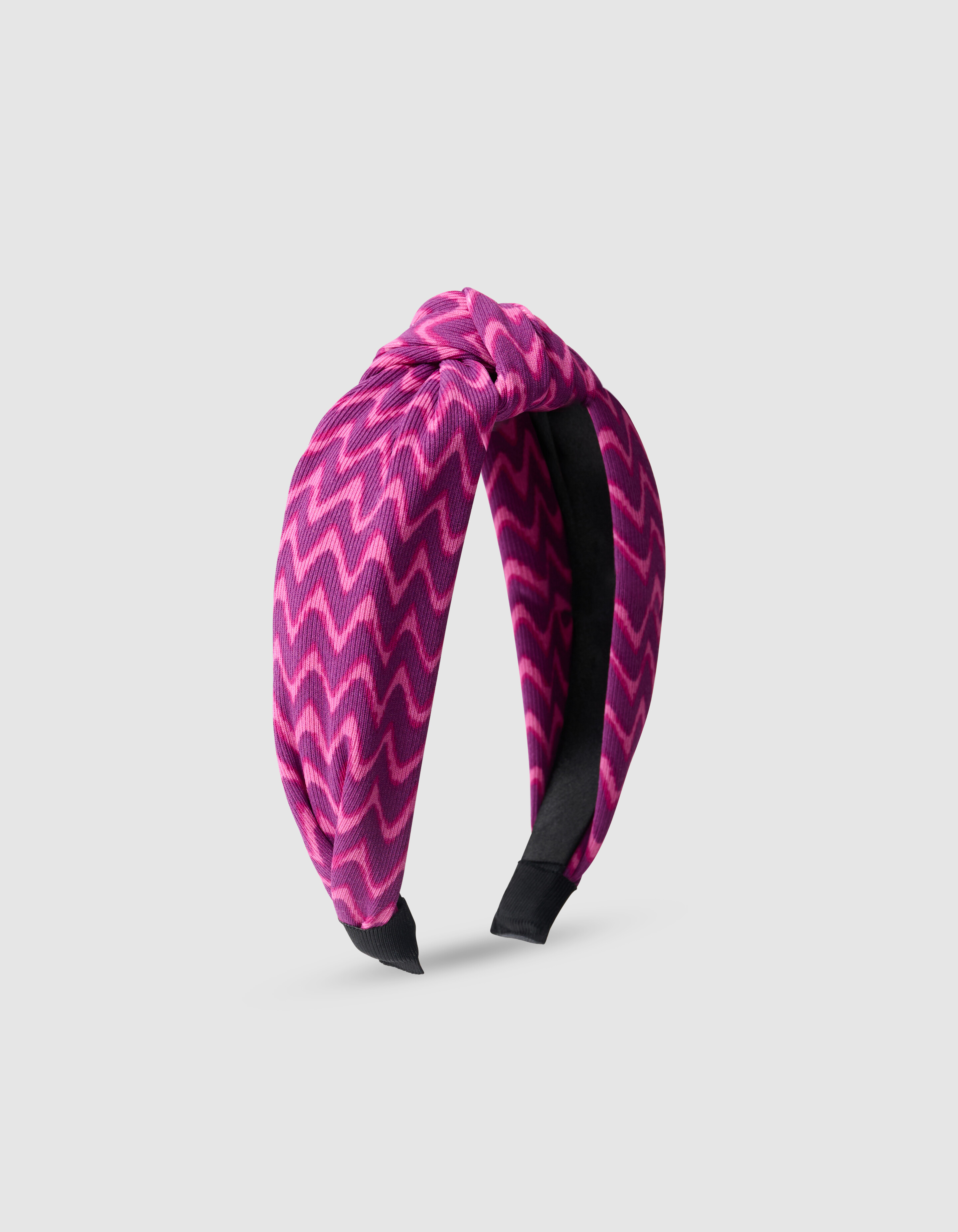 Printed Wave Haarband Roze SHOEBY ACCESSOIRES