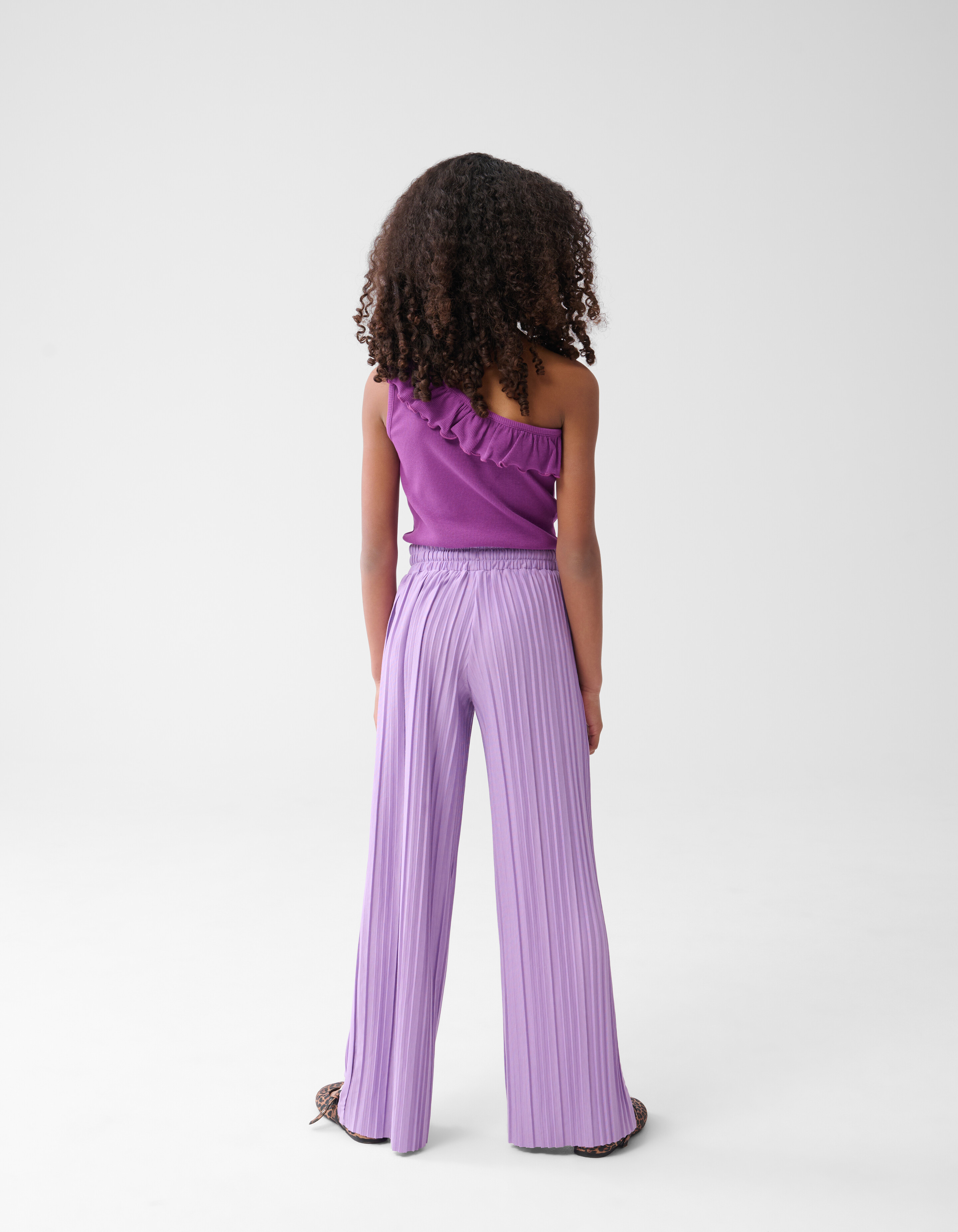 Plissé Broek Lichtpaars SHOEBY GIRLS