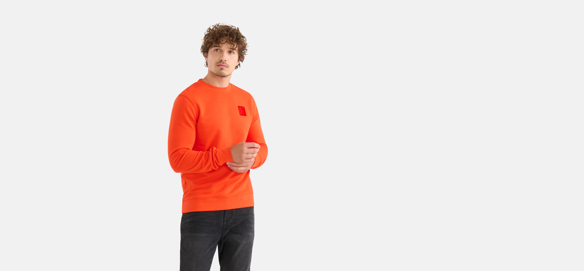 Embroided Sweater Rood SHOEBY MEN