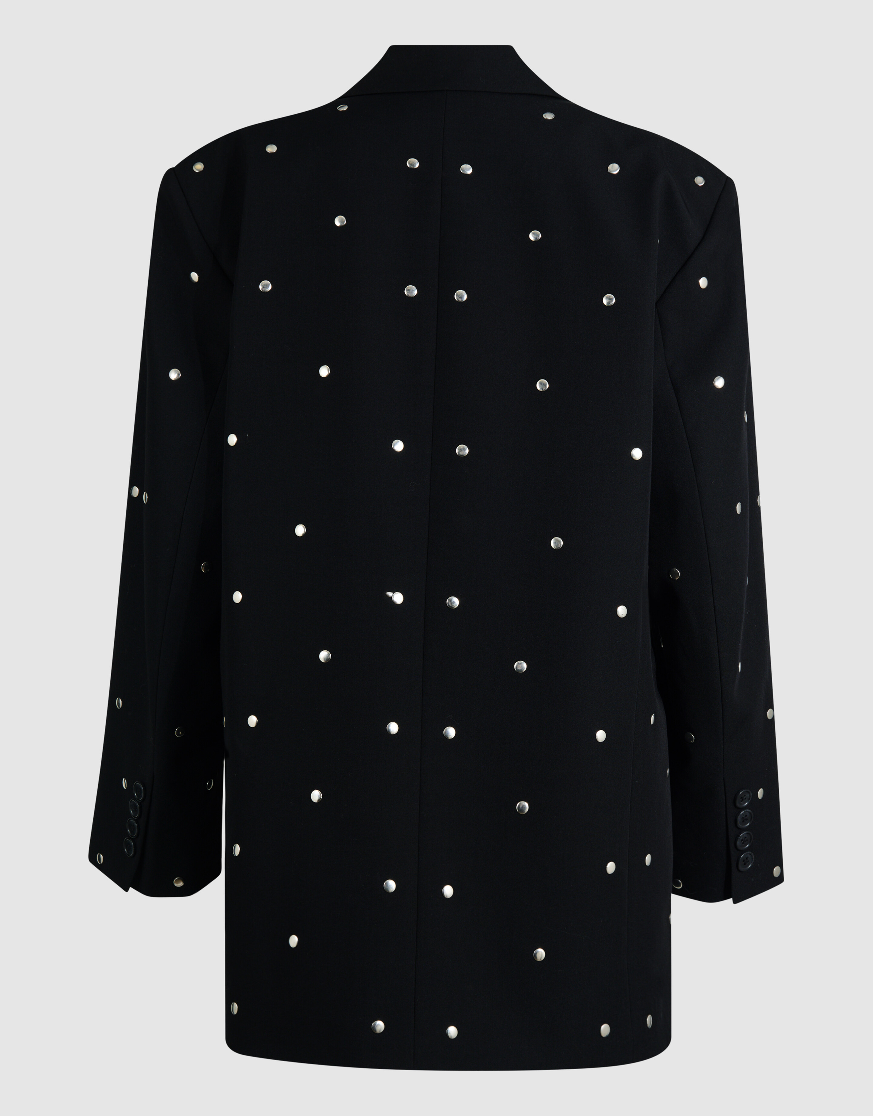 Oversized Studs Blazer Zwart SHOEBY WOMEN