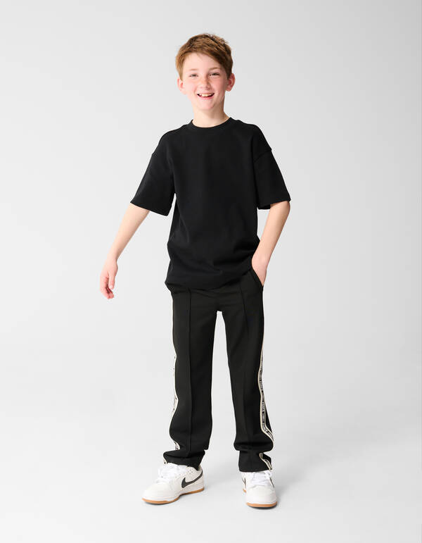 Basic T-shirt Zwart SHOEBY BOYS