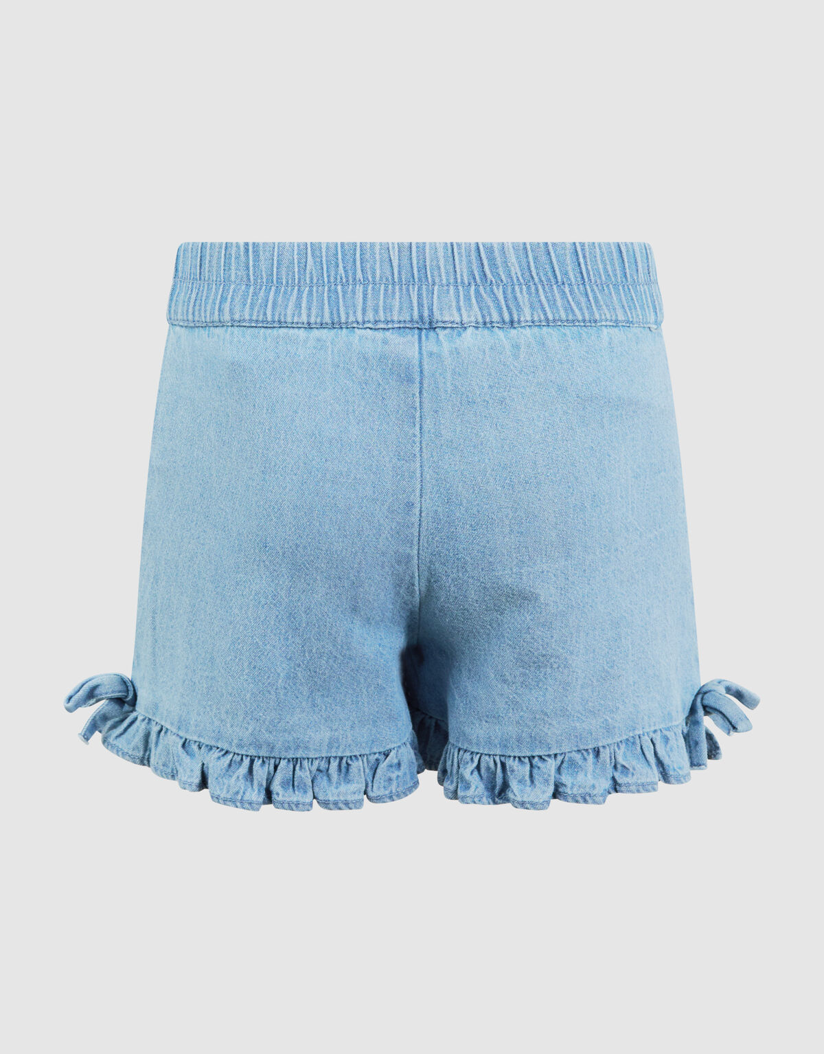 Ruffle Denim Short Blauw SHOEBY GIRLS