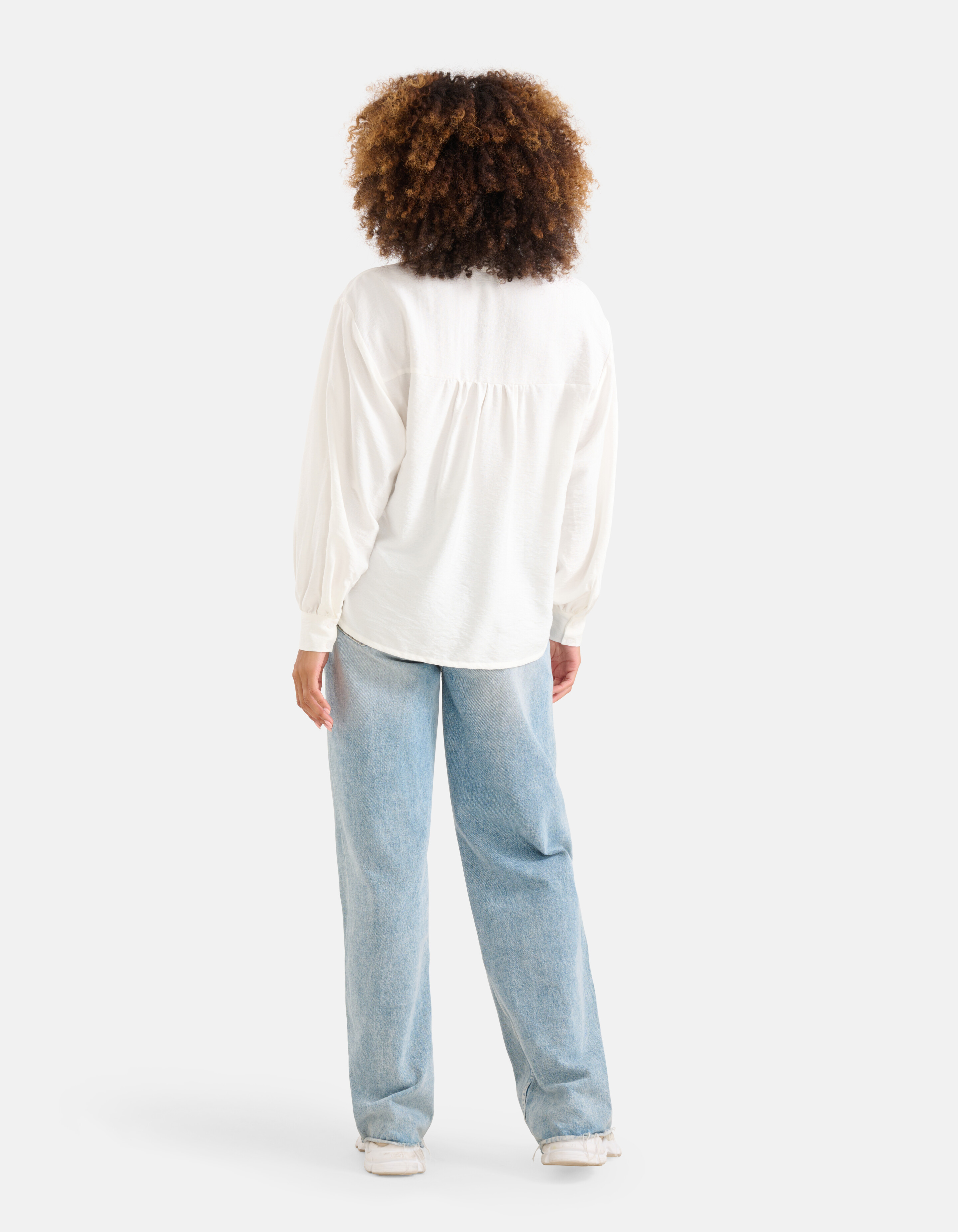 Relaxed Fit Overhemd Wit SHOEBY WOMEN