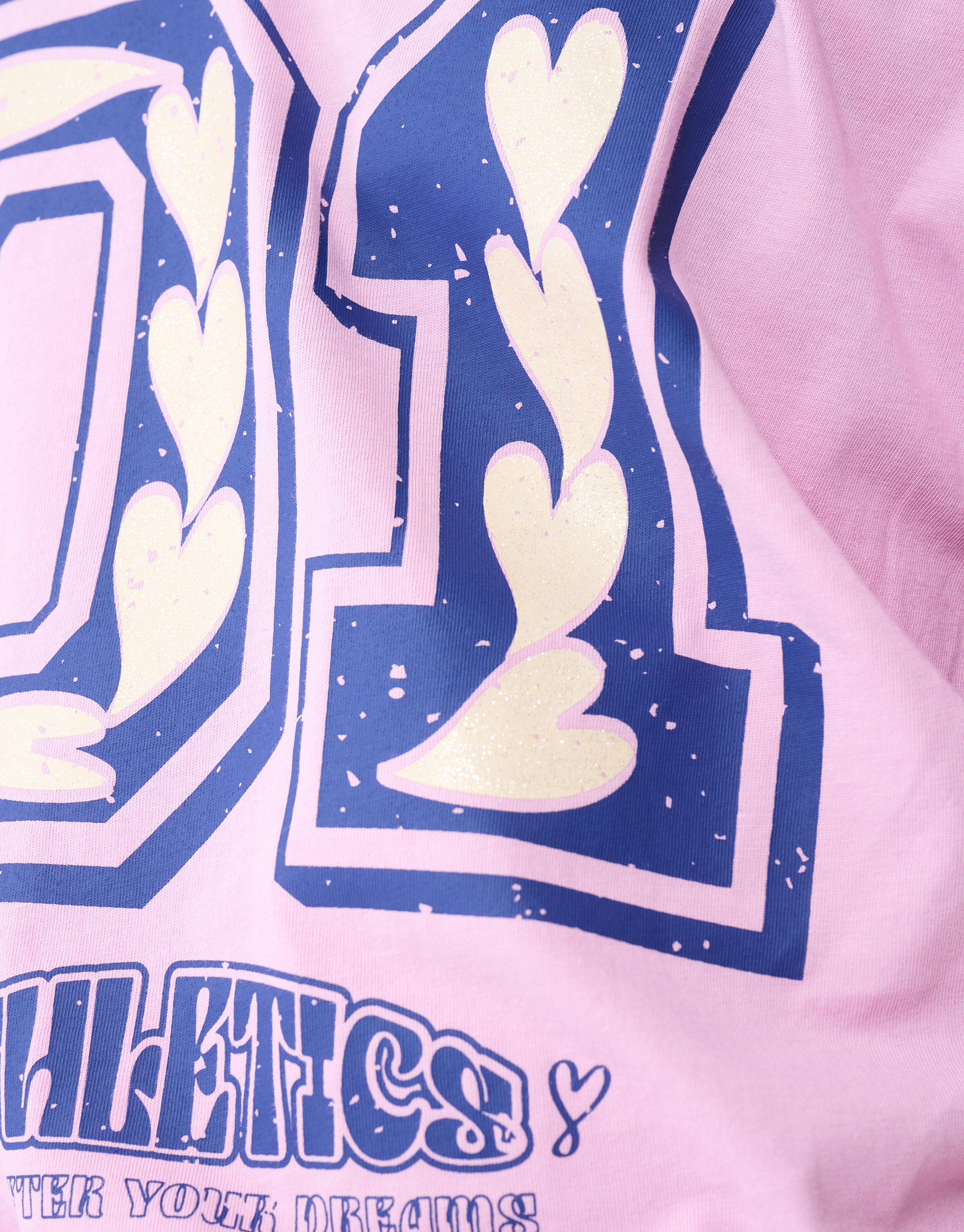 Athletics Artwork T-shirt Roze SHOEBY GIRLS