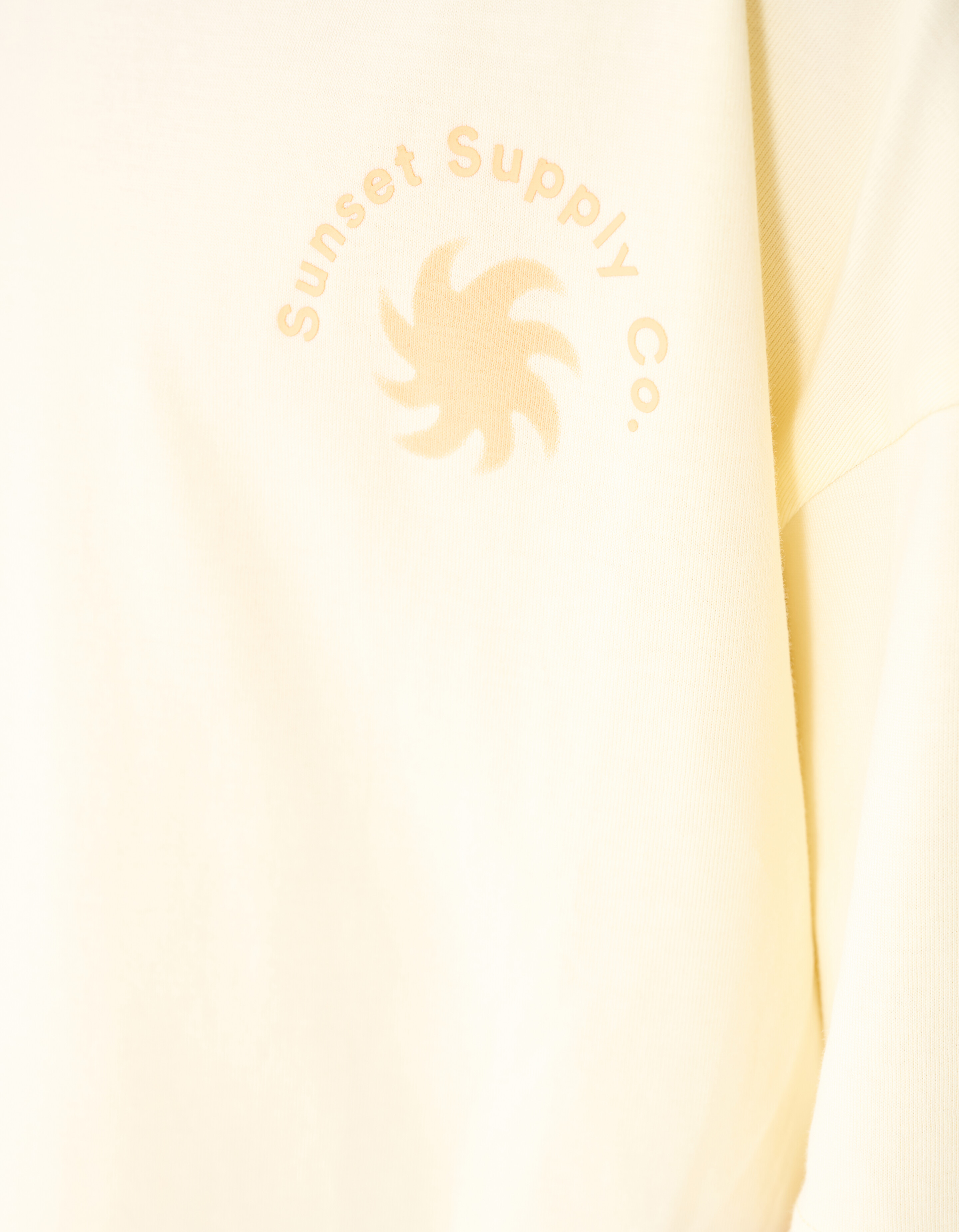 Sunset Artwork T-shirt Lichtgeel SHOEBY BOYS