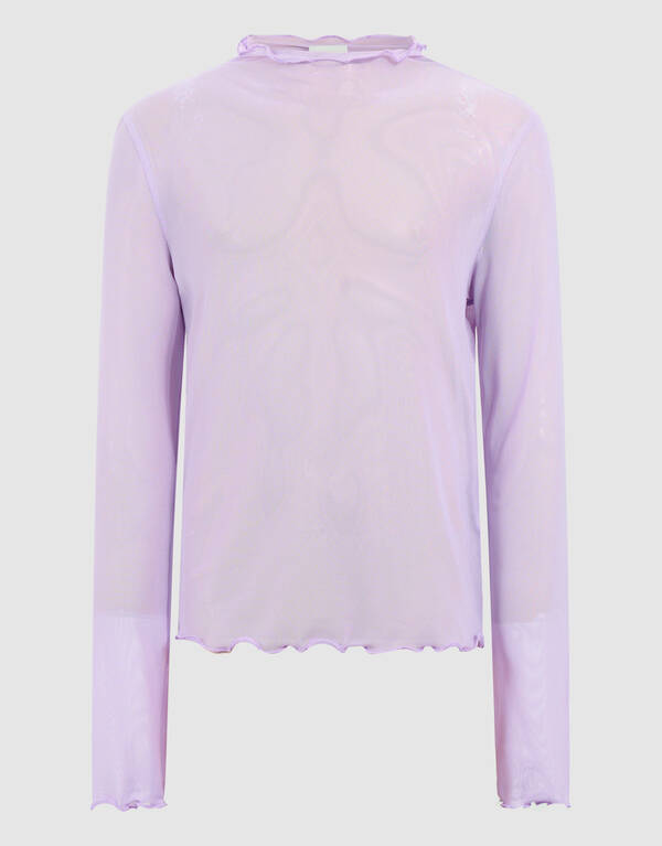 Mesh Top Paars SHOEBY GIRLS