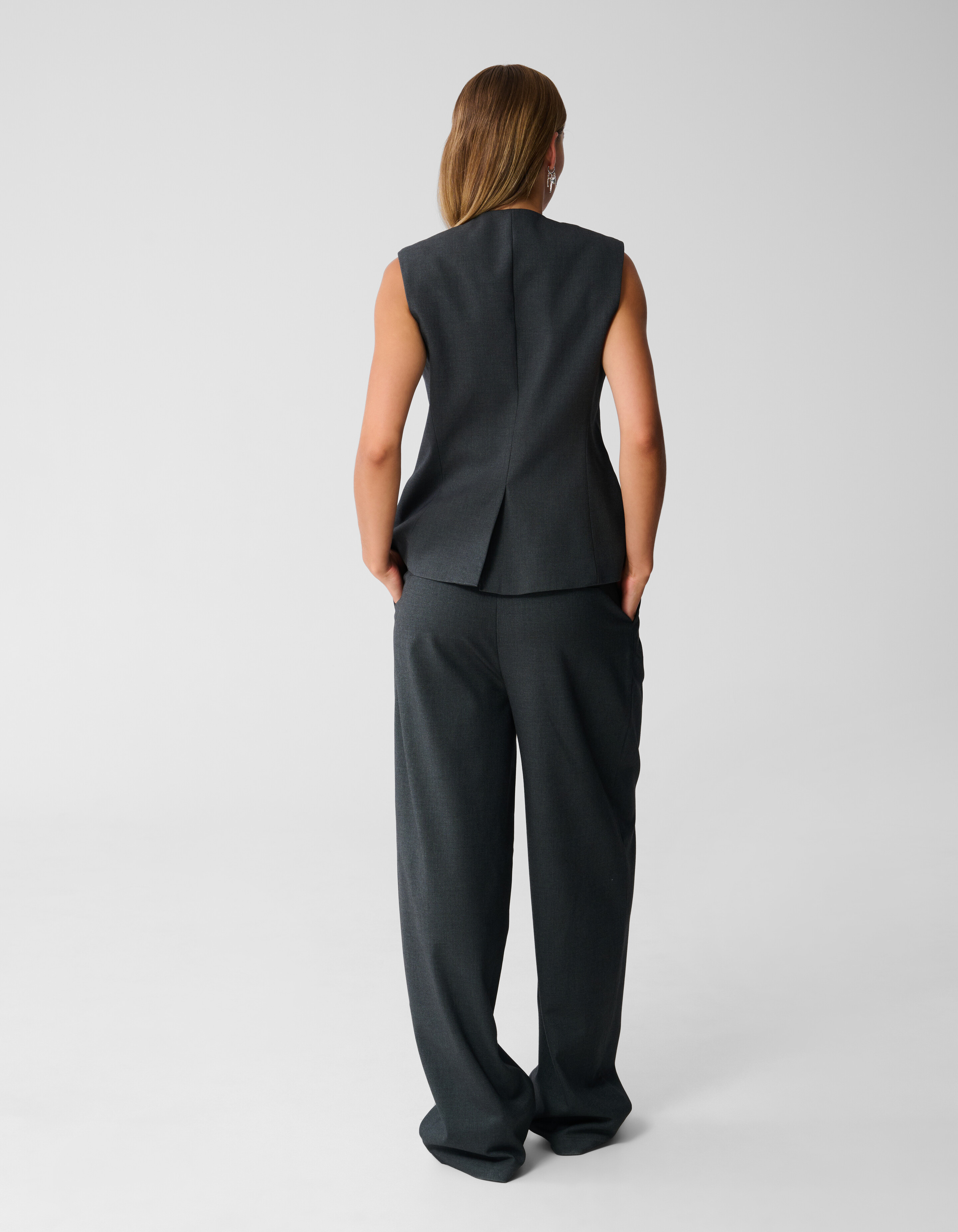 Gilet Donkergrijs SHOEBY WOMEN