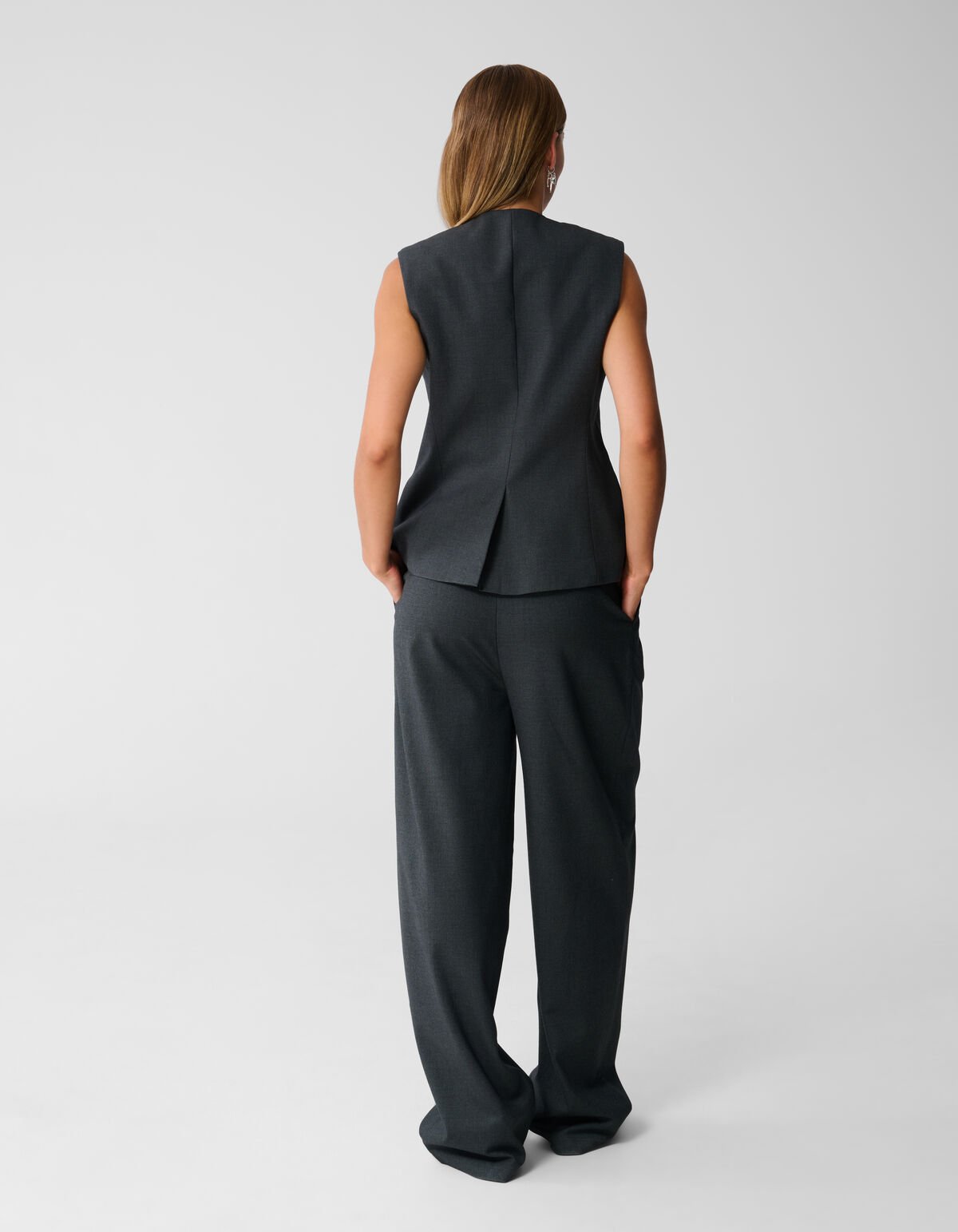 Gilet Donkergrijs SHOEBY WOMEN