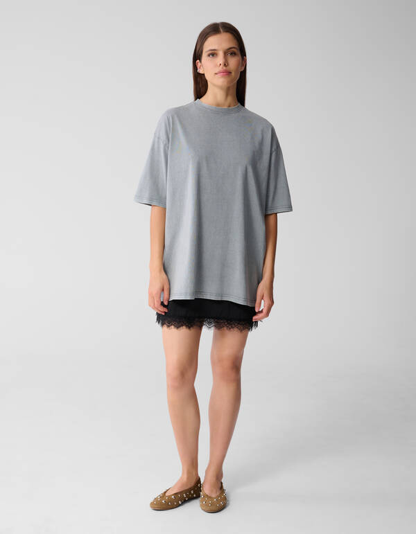 Kanten Mini Jurk Zwart SHOEBY WOMEN