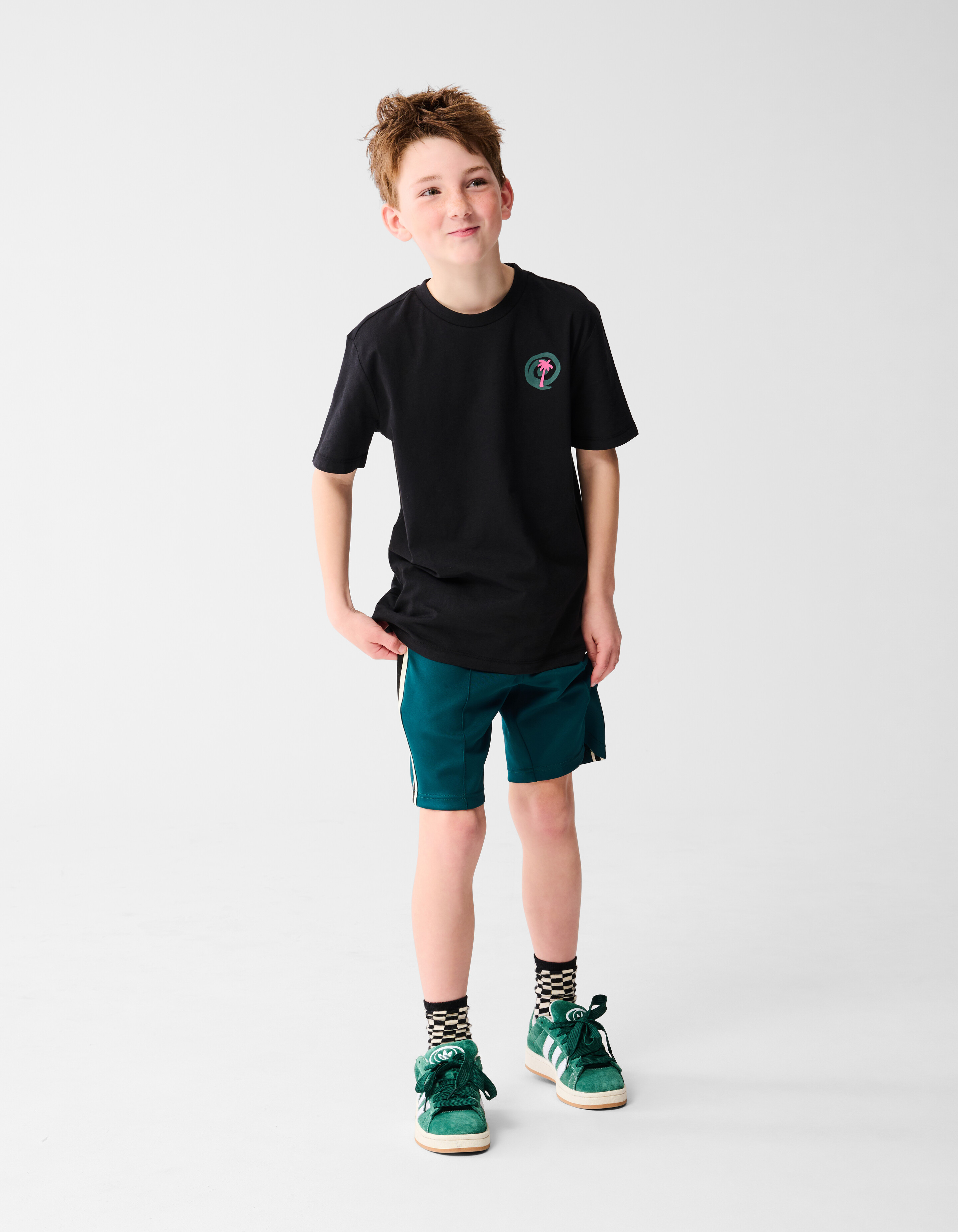Palm Artwork T-shirt Zwart SHOEBY BOYS