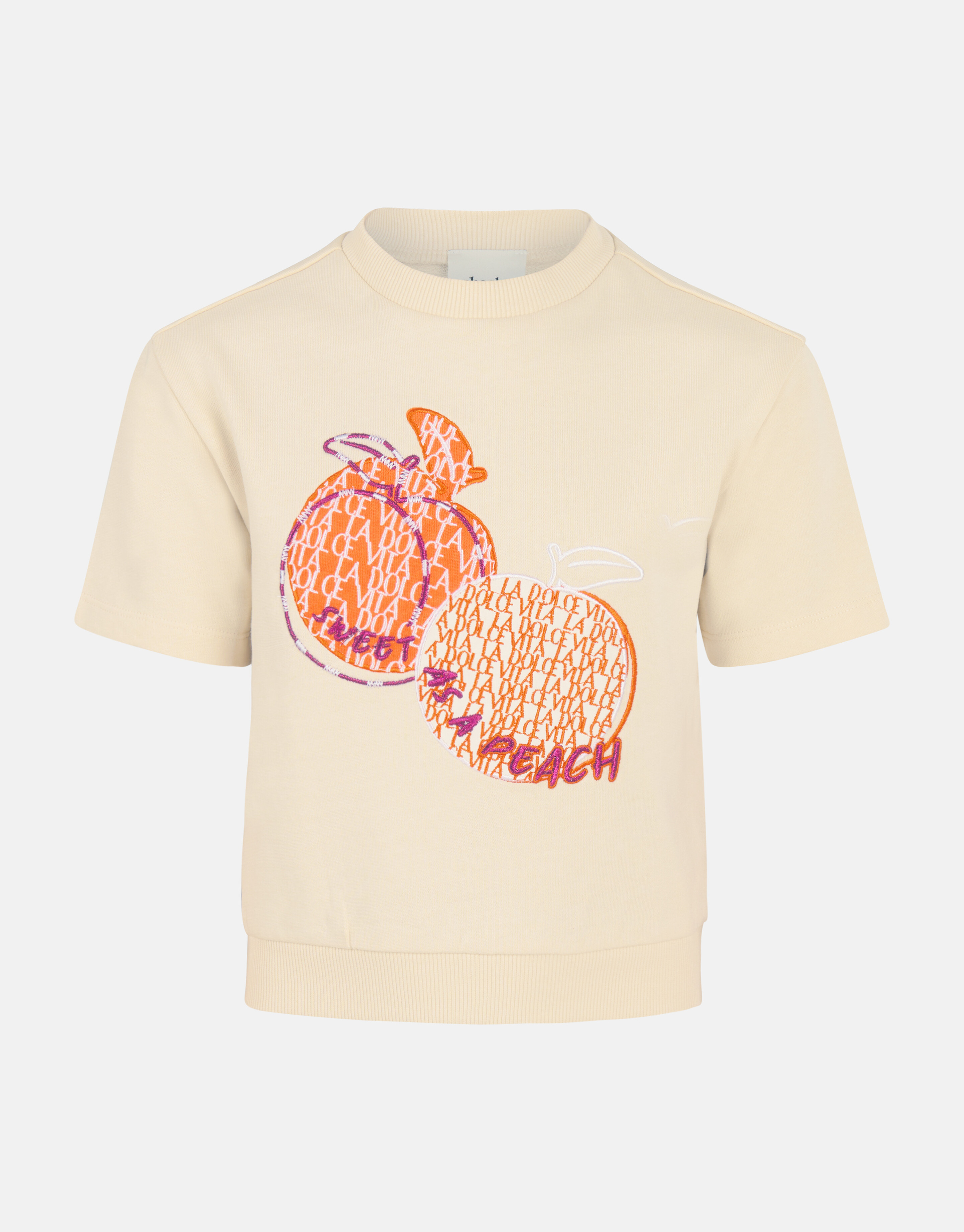 Artwork Sweat T-shirt Gebroken Wit SHOEBY GIRLS