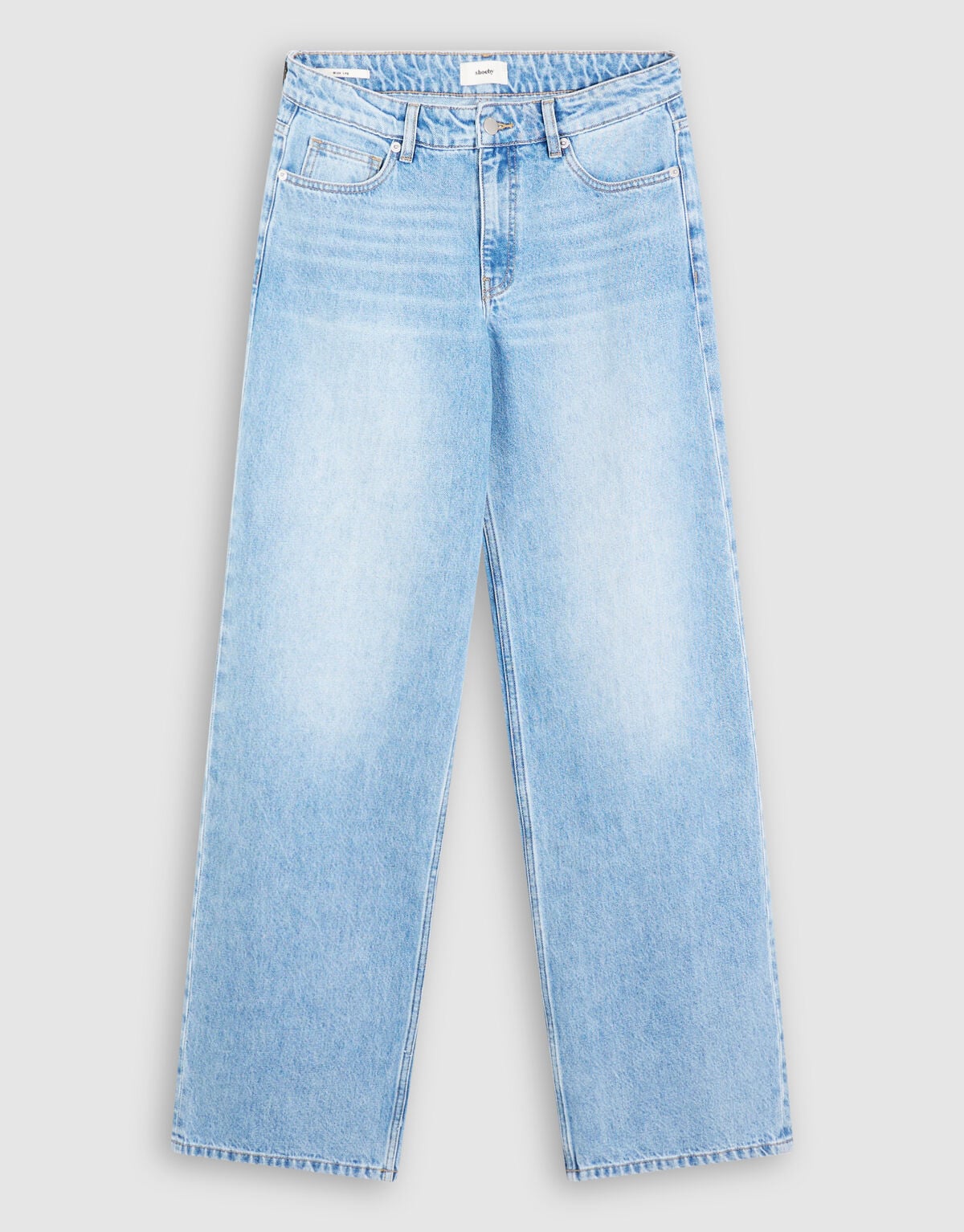 Mid Waist Wide Leg Fit Jeans Mediumstone SHOEBY WOMEN